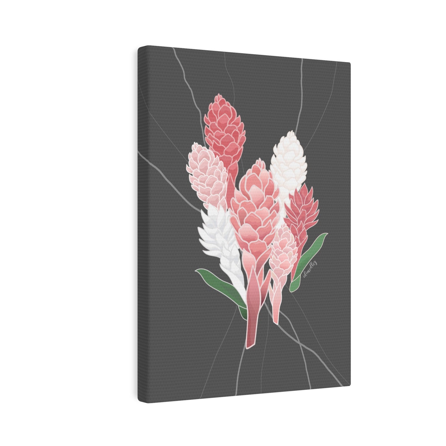 Canvas Photo Tile- Protea Flower