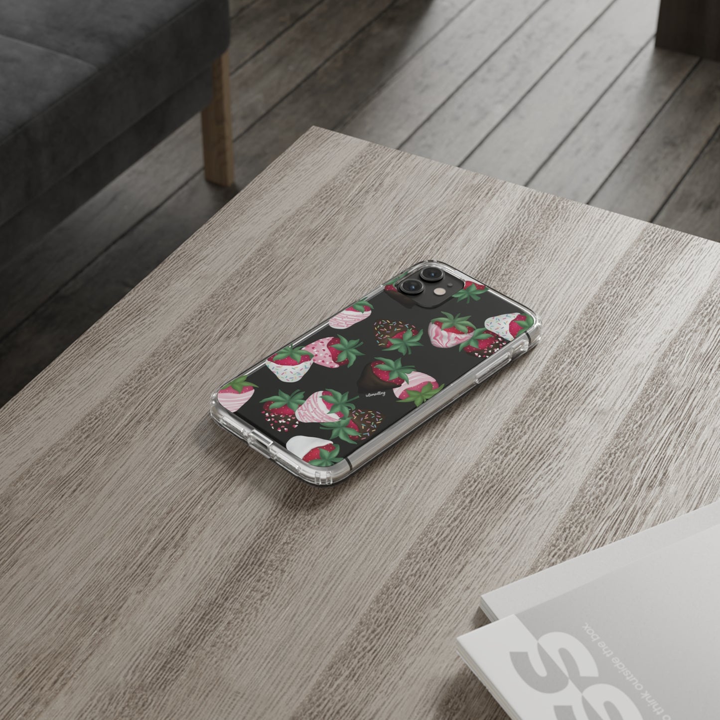 Chocolate Dipped Strawberries CLEAR Case