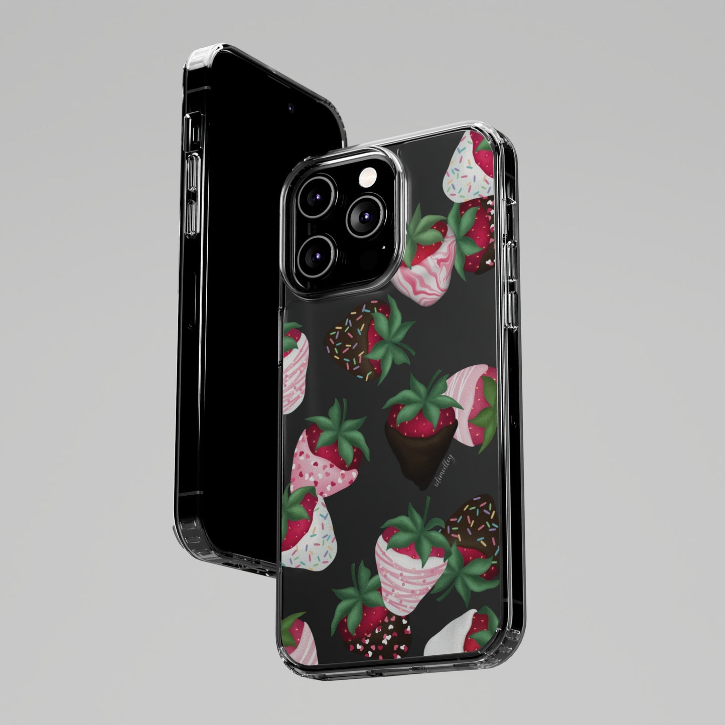 Chocolate Dipped Strawberries CLEAR Case