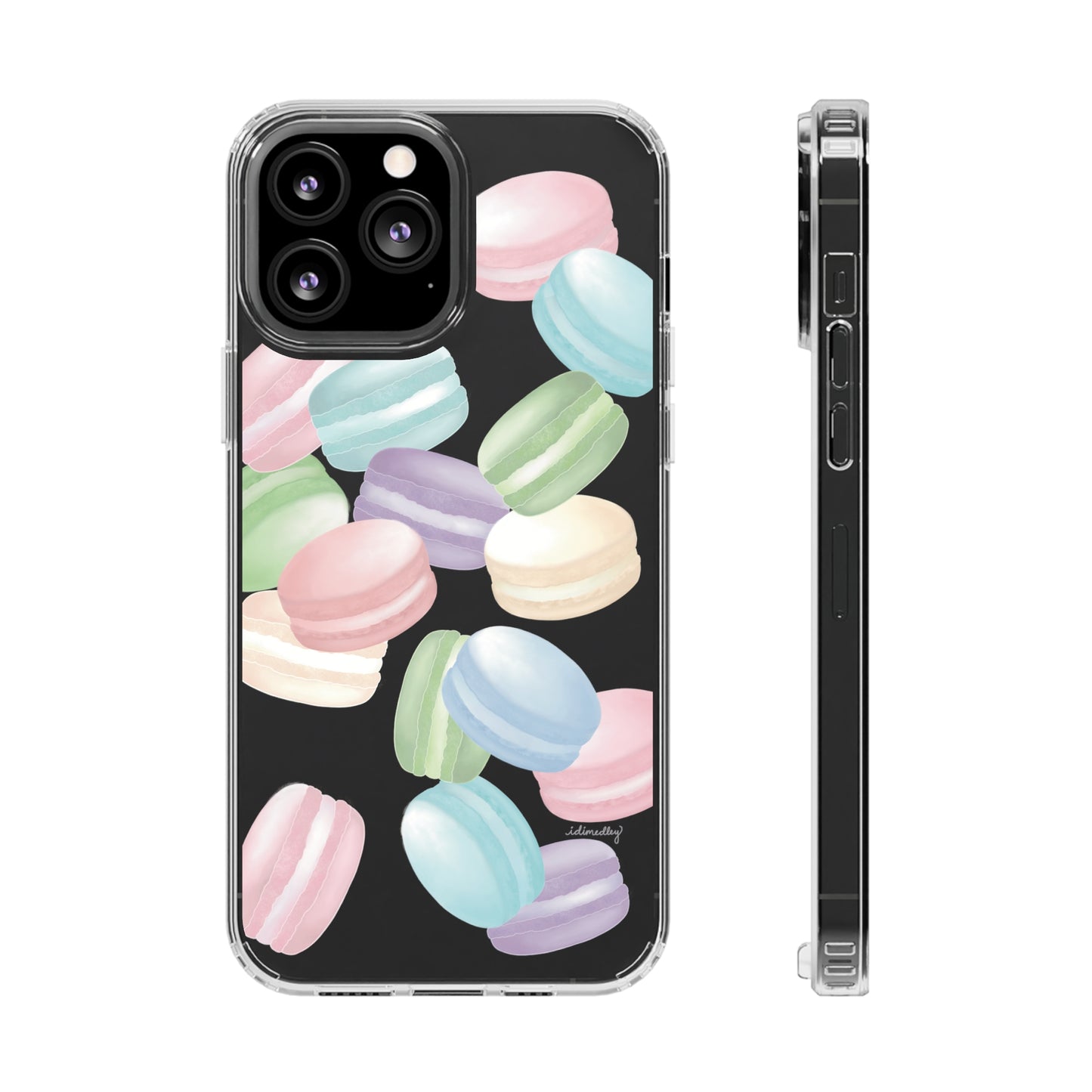 Macaron Rainbows CLEAR Case