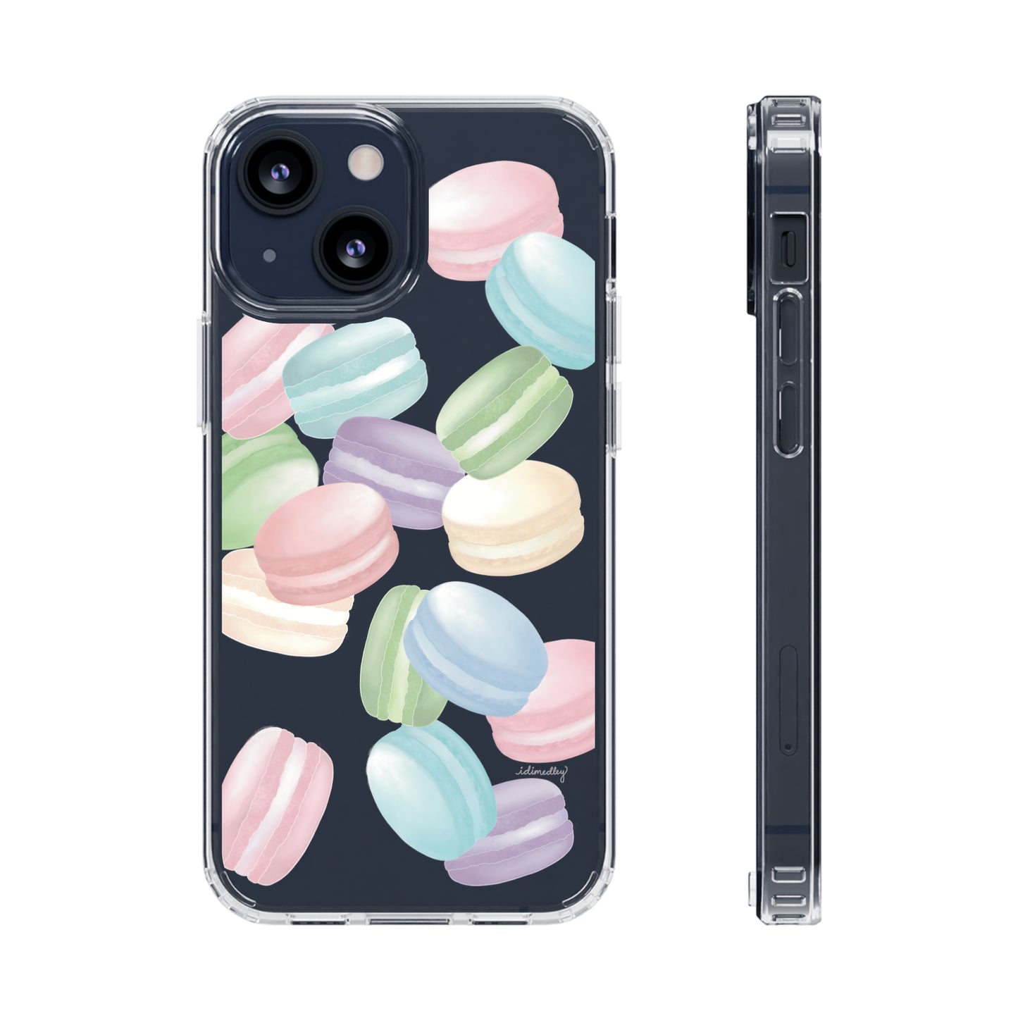 Macaron Rainbows CLEAR Case