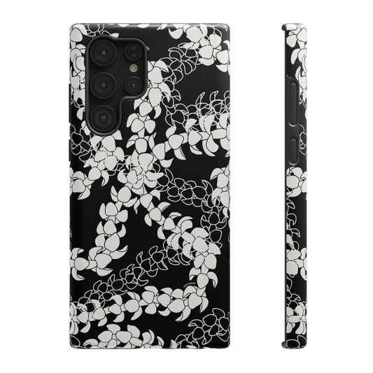 Puakenikeni Curvilinear Lei (Black)