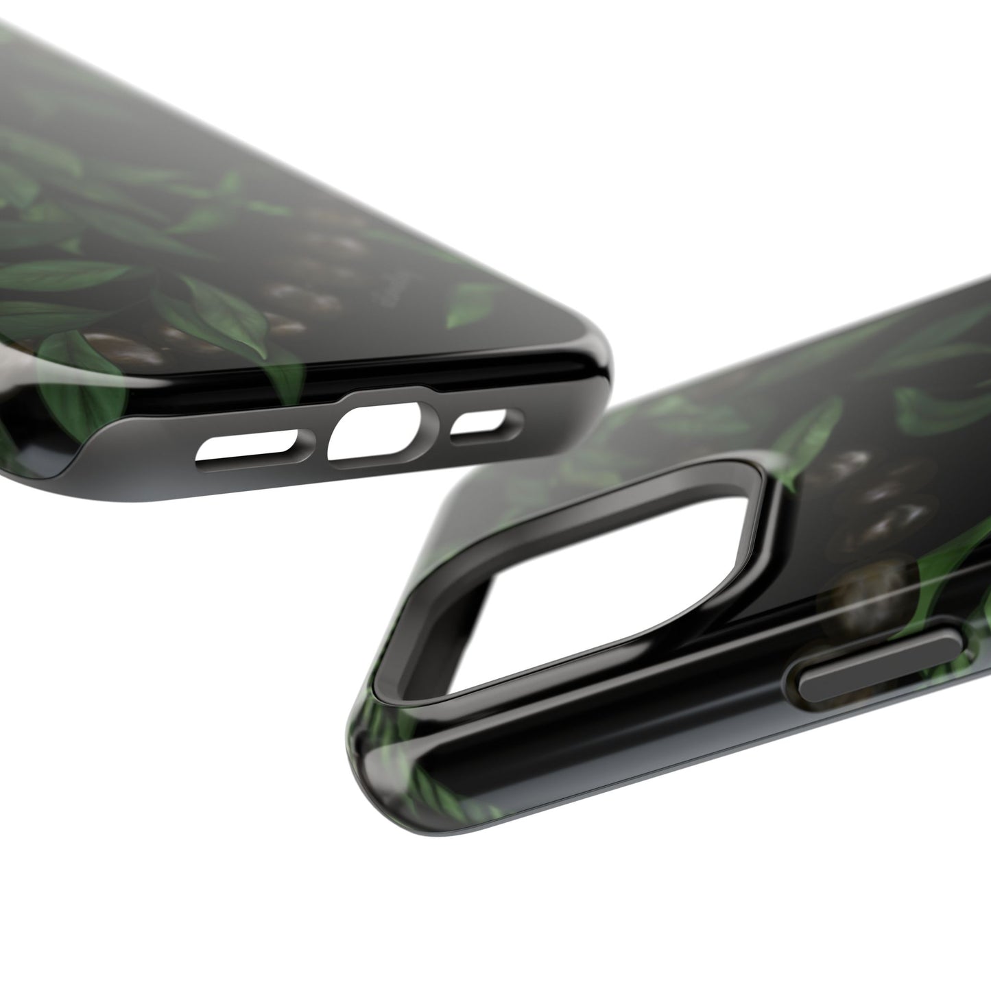 Kukui Nut, Maile, Ti Leaf Lei (Black), MAGSAFE