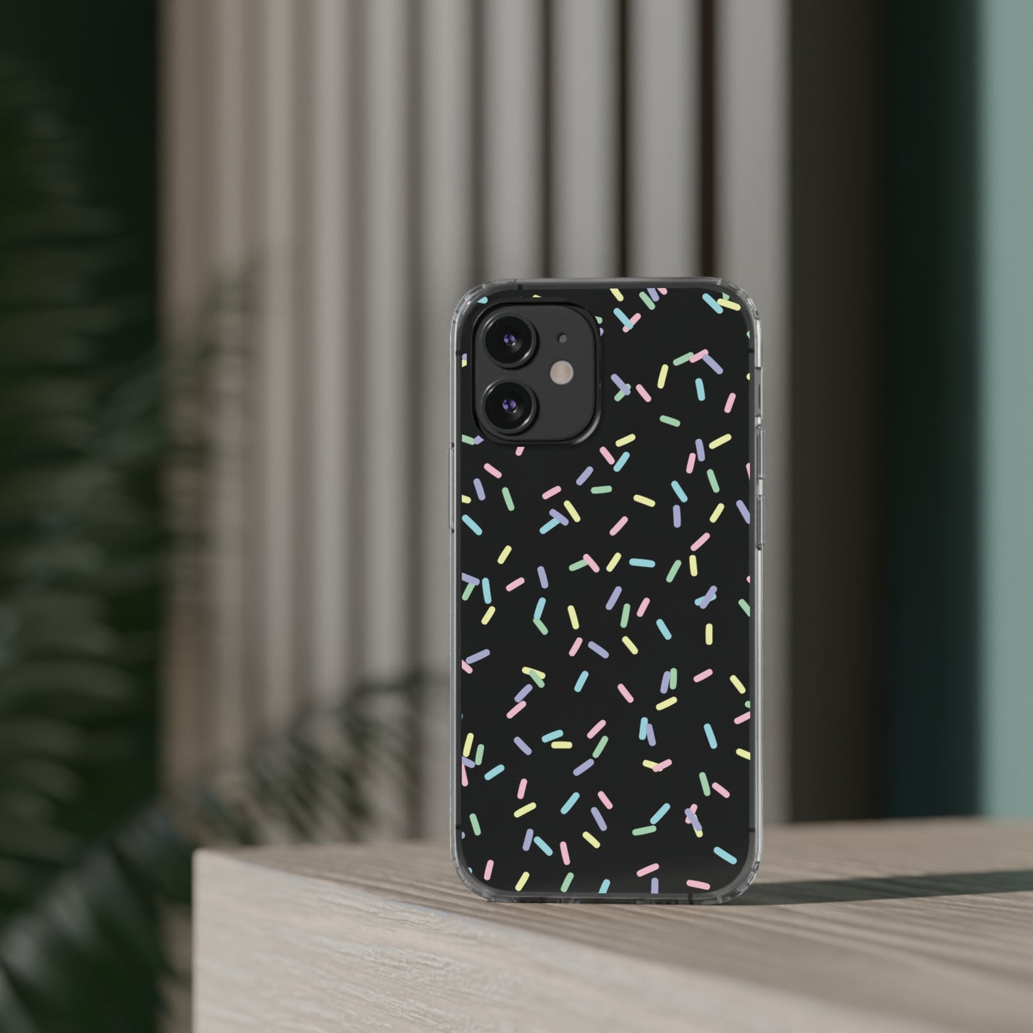 Rainbow Sprinkles CLEAR Case