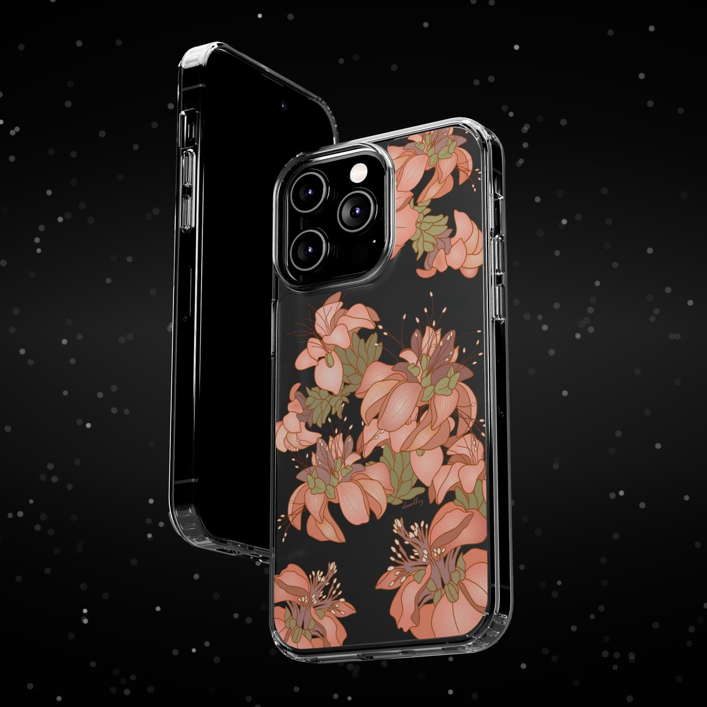 Wili Wili Flowers CLEAR Case