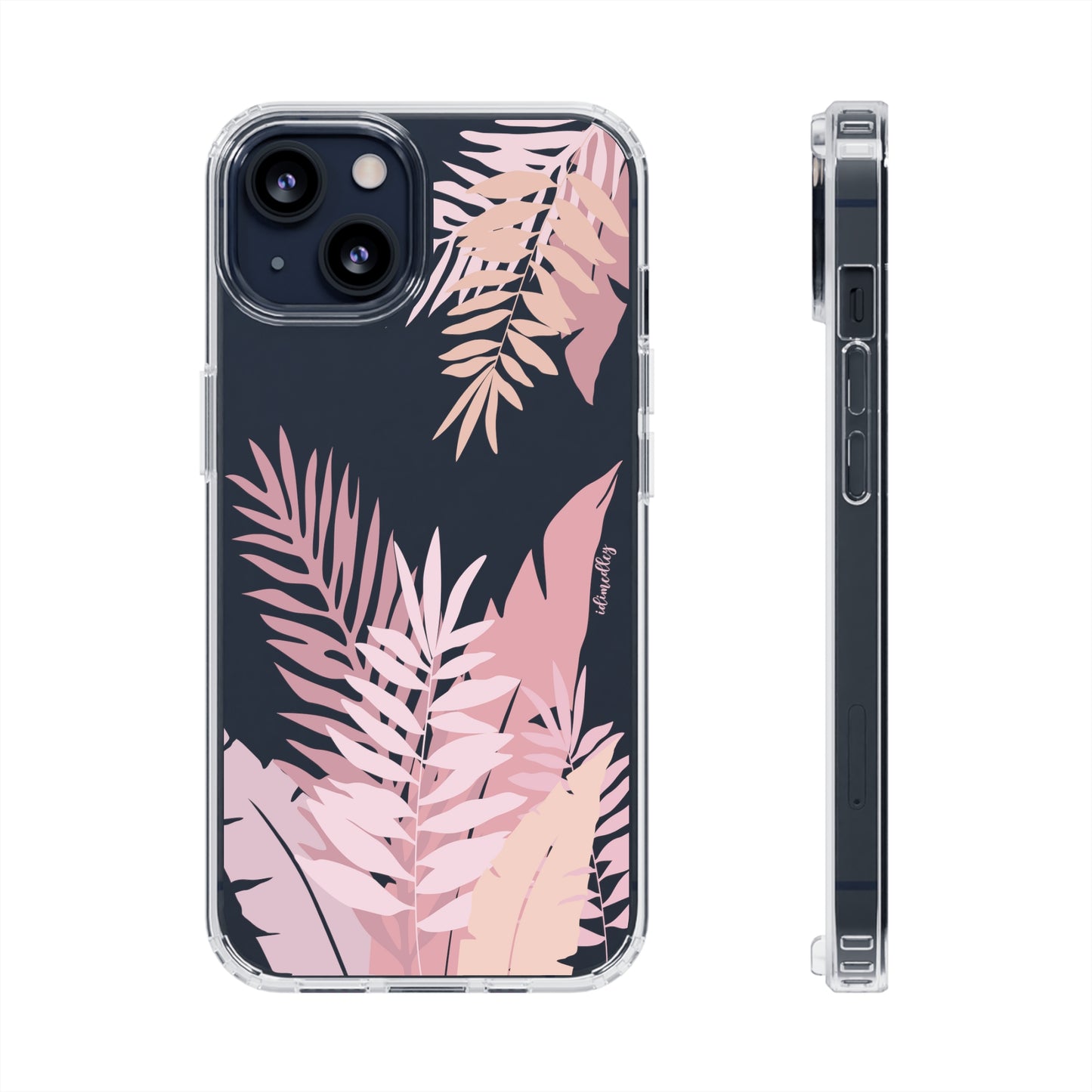 Whispering Leaves (Pink) CLEAR Case