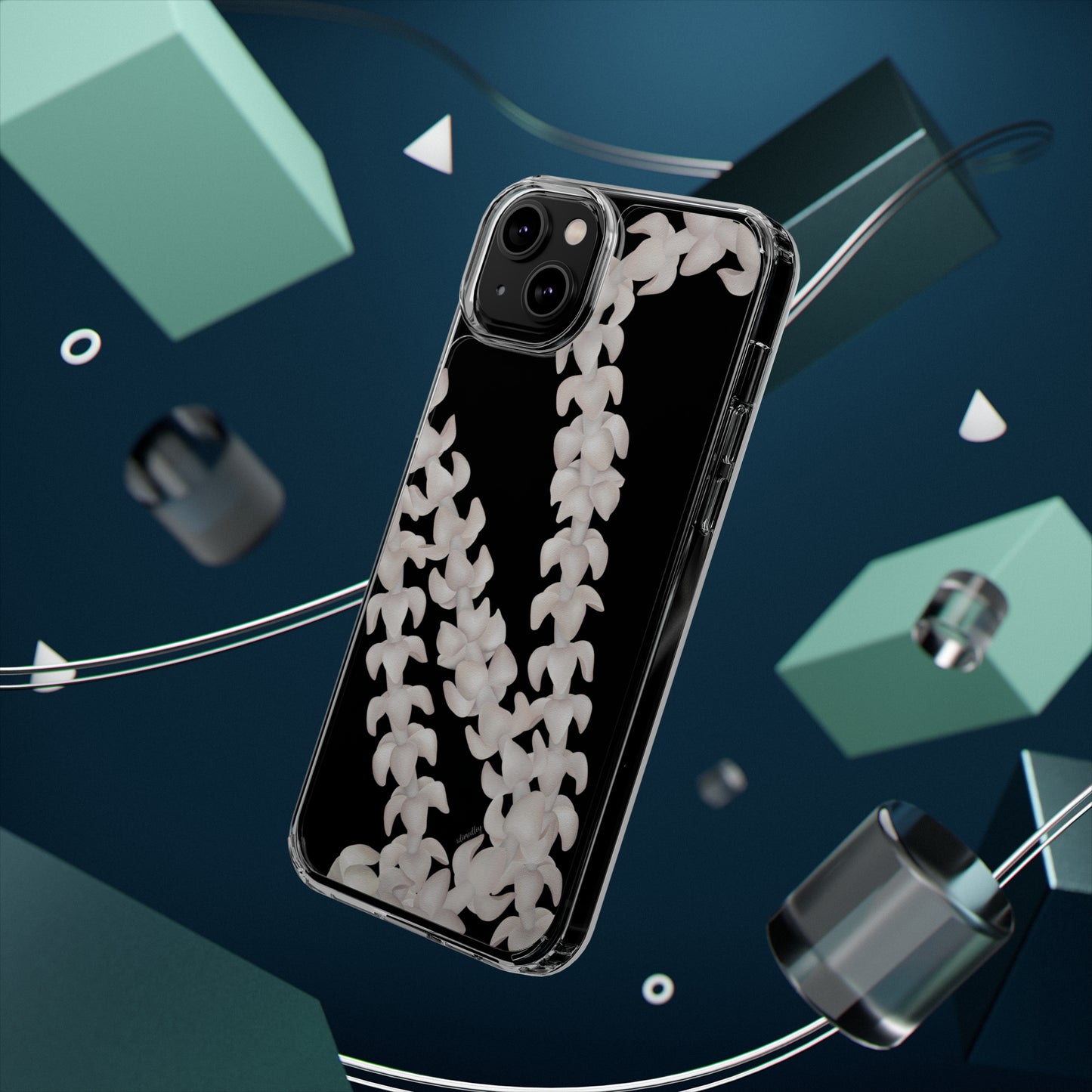 Puakenikeni Lei (Blush Pink) CLEAR Case