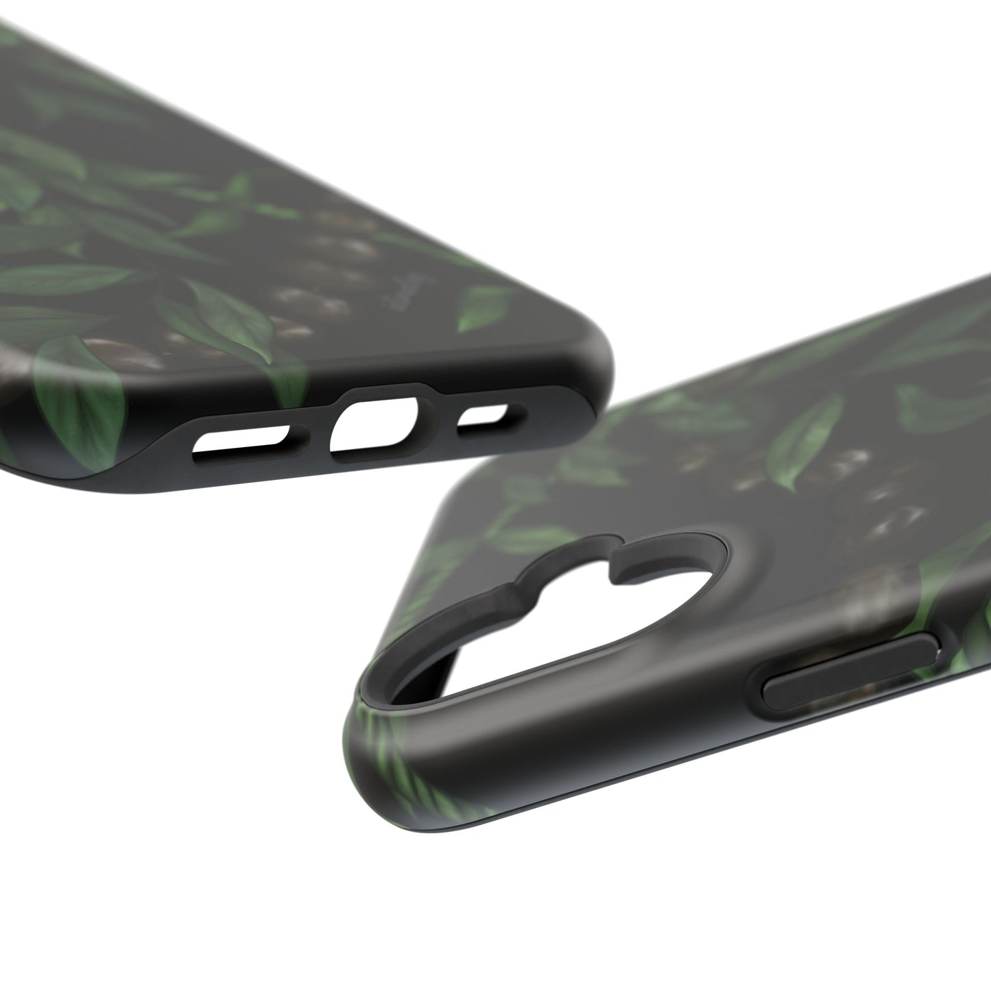 Kukui Nut, Maile, Ti Leaf Lei (Black), MAGSAFE