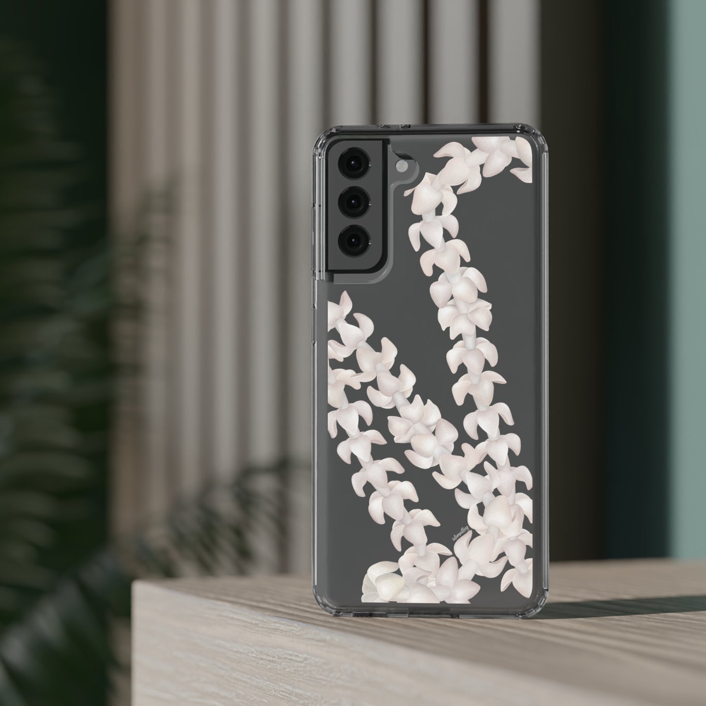 Puakenikeni Lei (Blush Pink) CLEAR Case