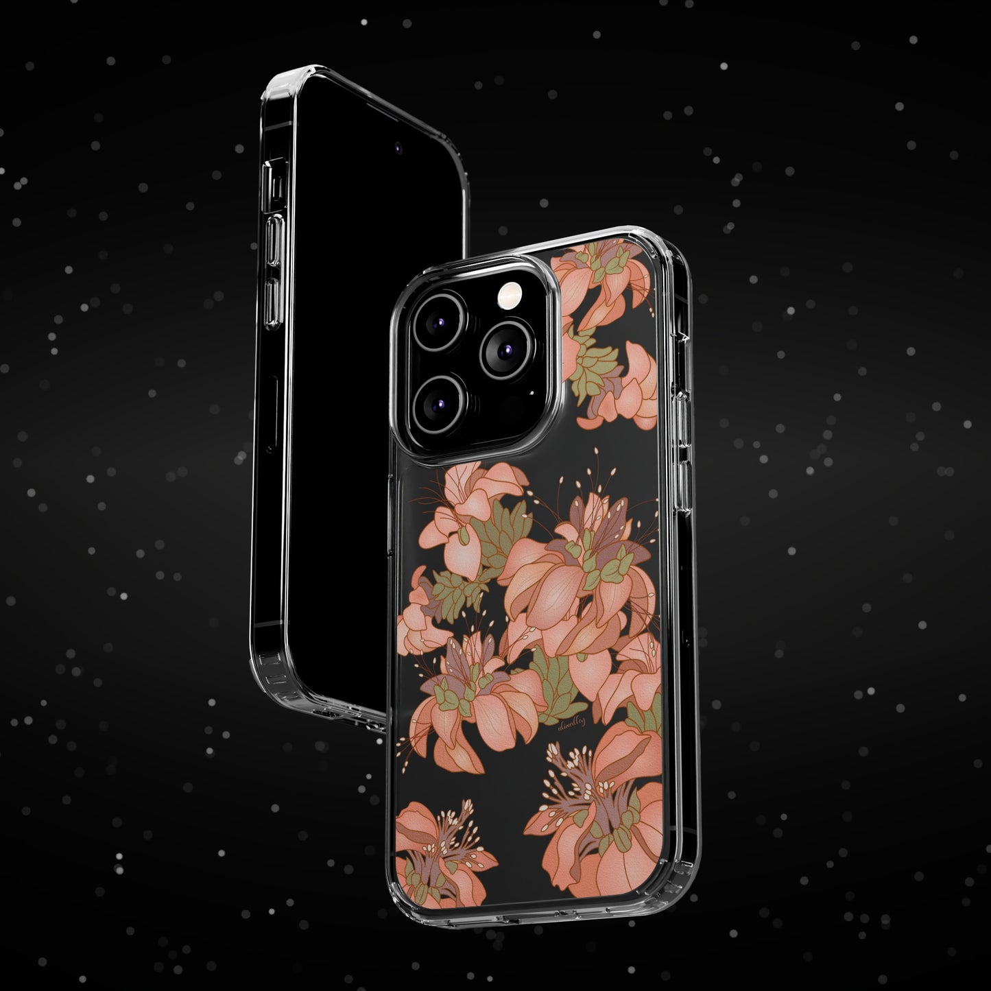 Wili Wili Flowers CLEAR Case
