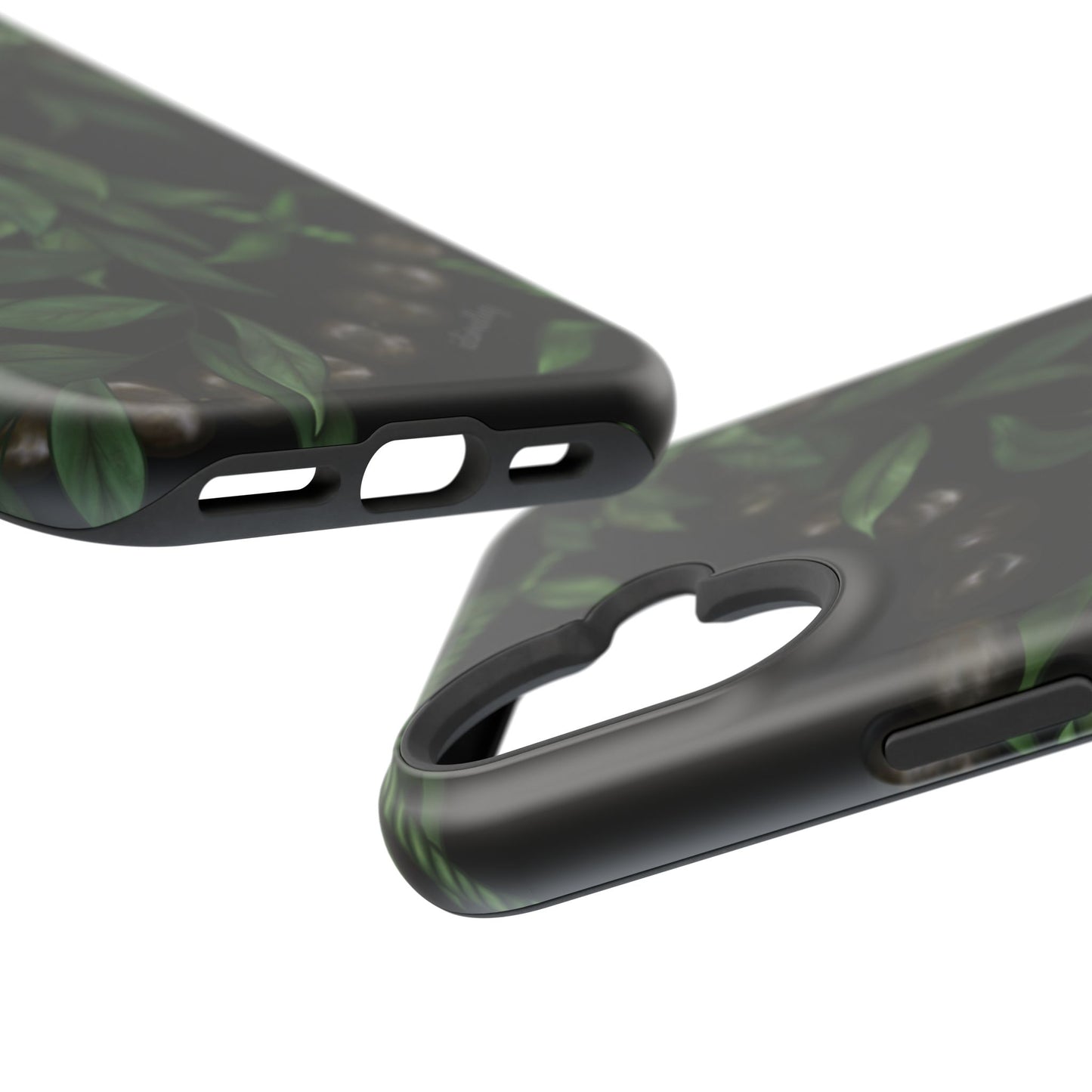Kukui Nut, Maile, Ti Leaf Lei (Black), MAGSAFE