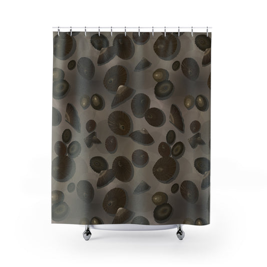 Shower Curtain- Lil Opihi Brown