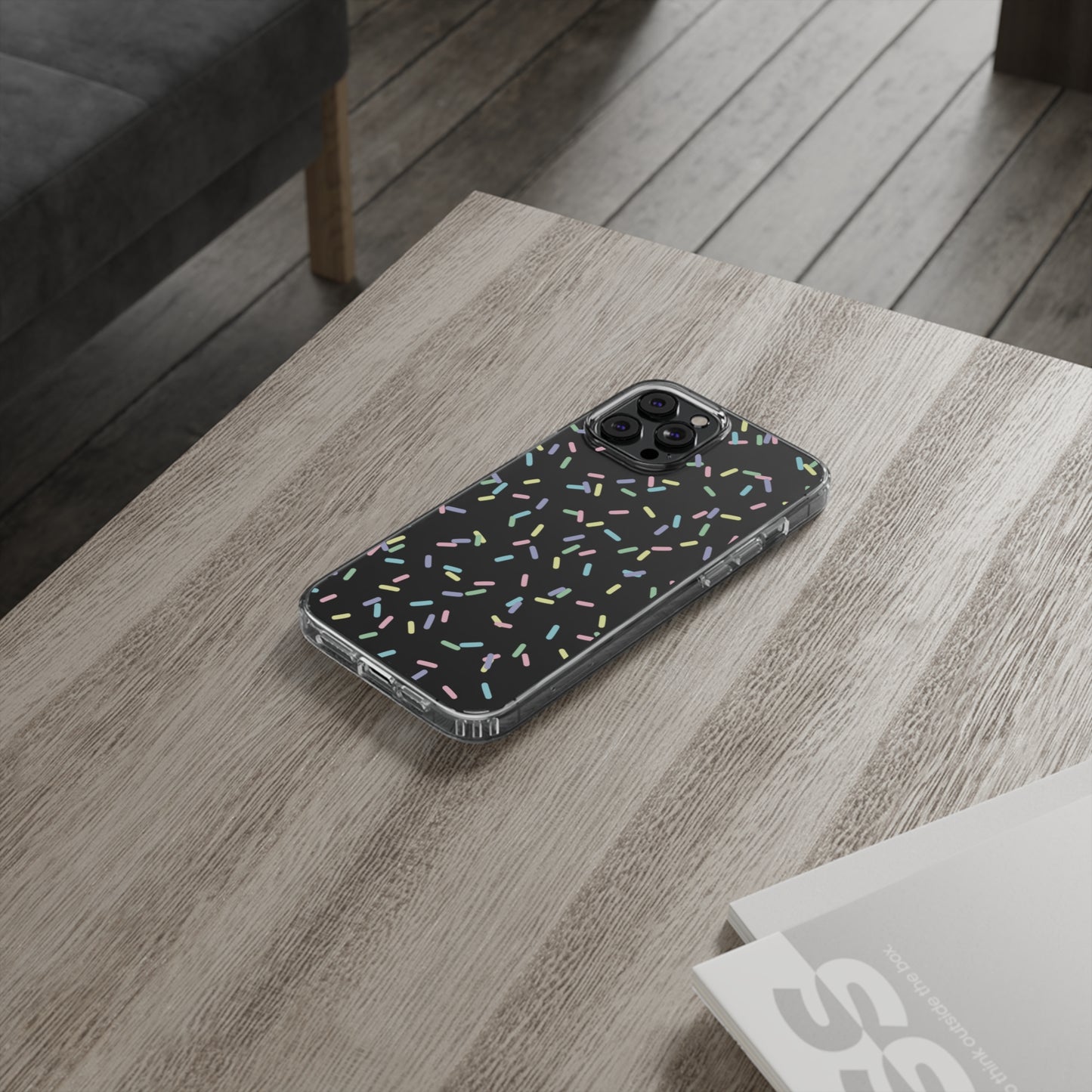 Rainbow Sprinkles CLEAR Case