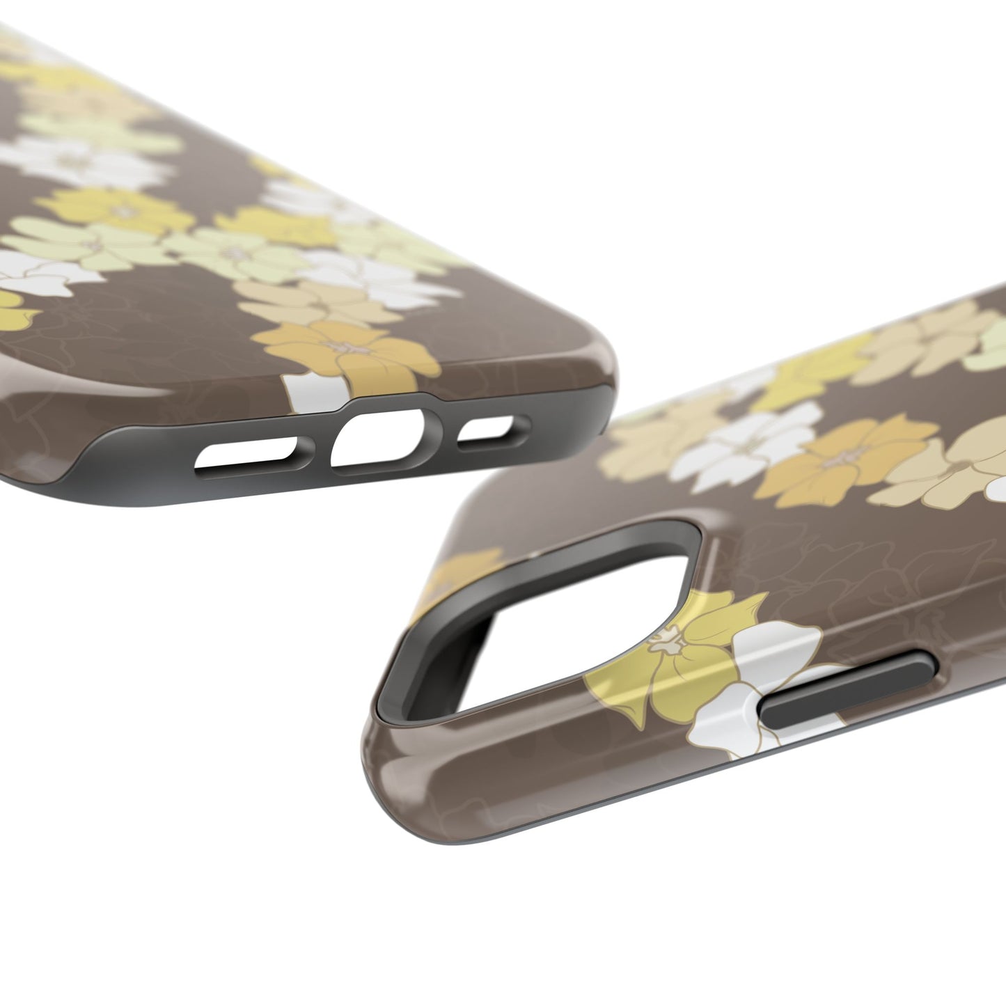 Puakenikeni En Face Flower Leis (Brown)