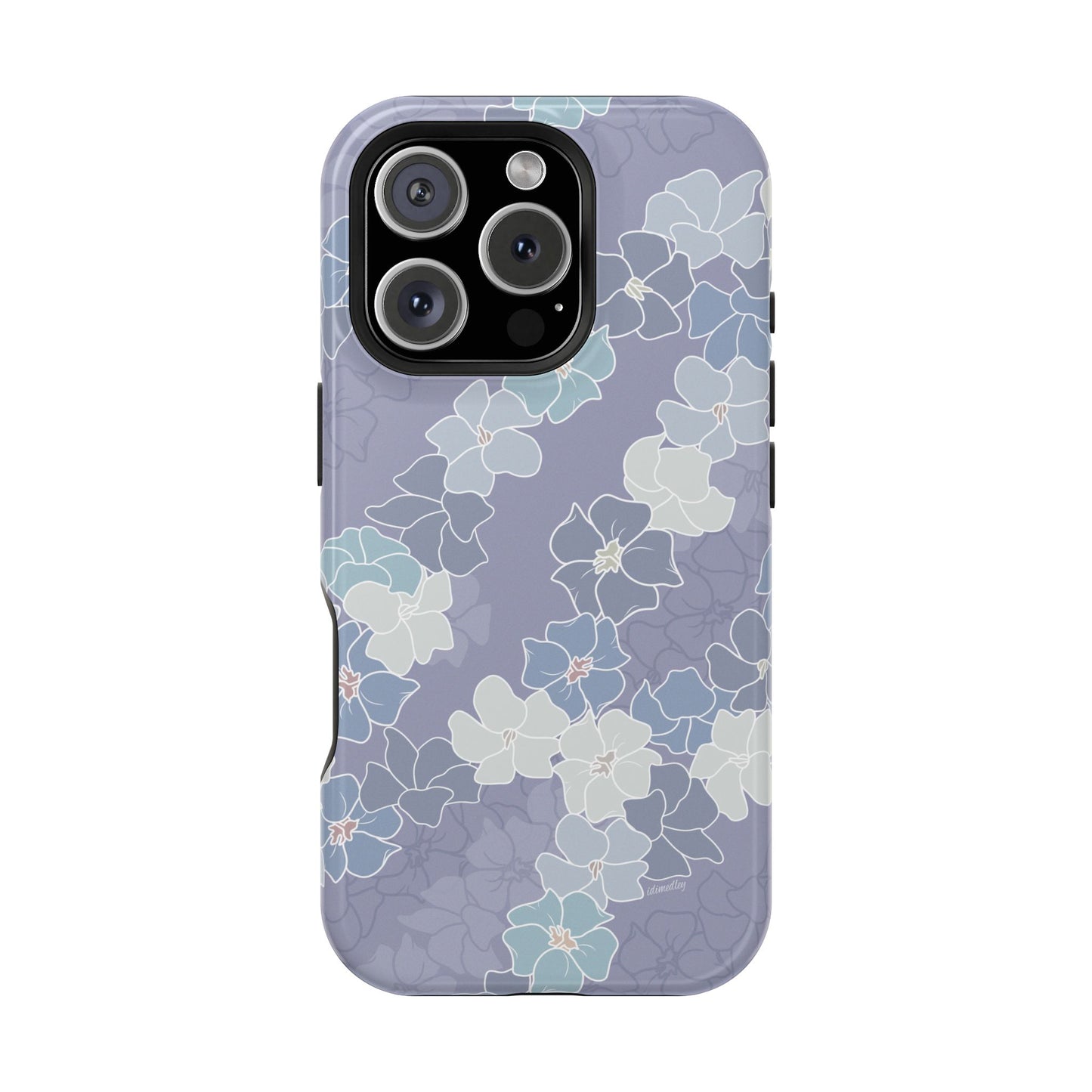 Puakenikeni En Face Flower Leis (Lavendar)