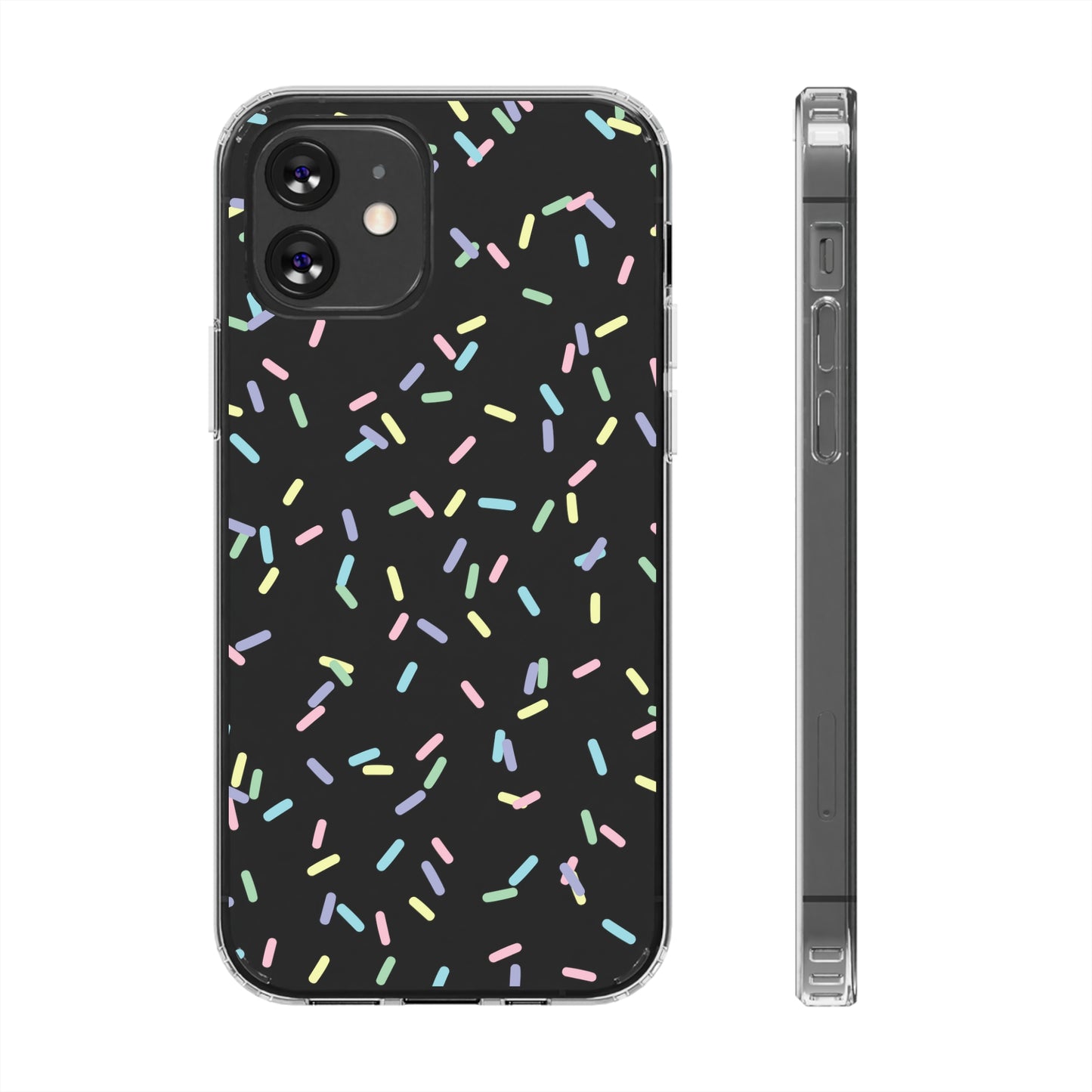 Rainbow Sprinkles CLEAR Case