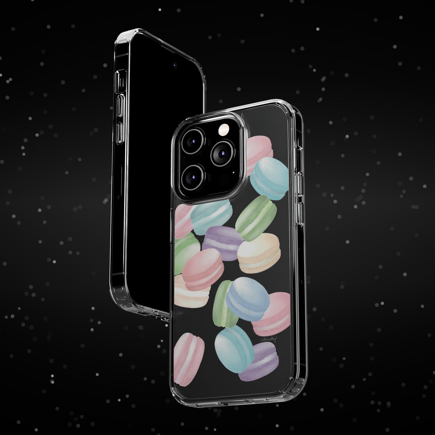 Macaron Rainbows CLEAR Case