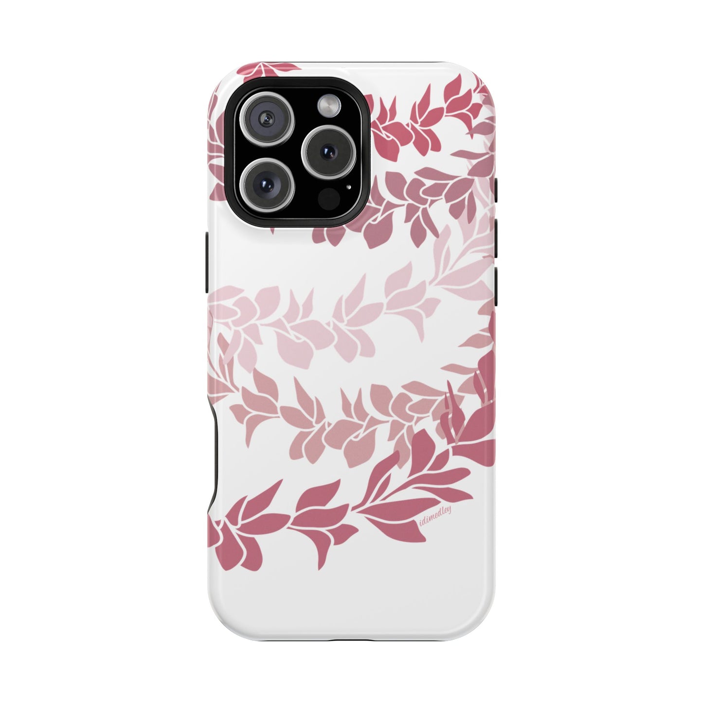 Plumeria Leis in Color Me Pinks (White)
