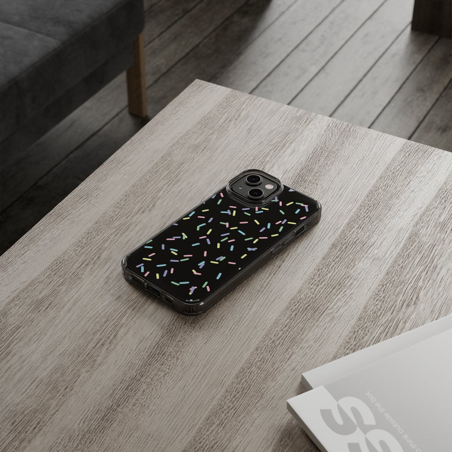 Rainbow Sprinkles CLEAR Case
