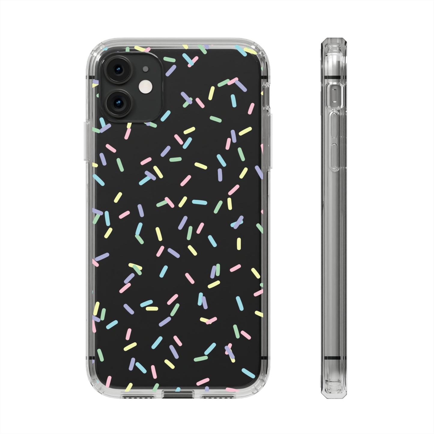 Rainbow Sprinkles CLEAR Case