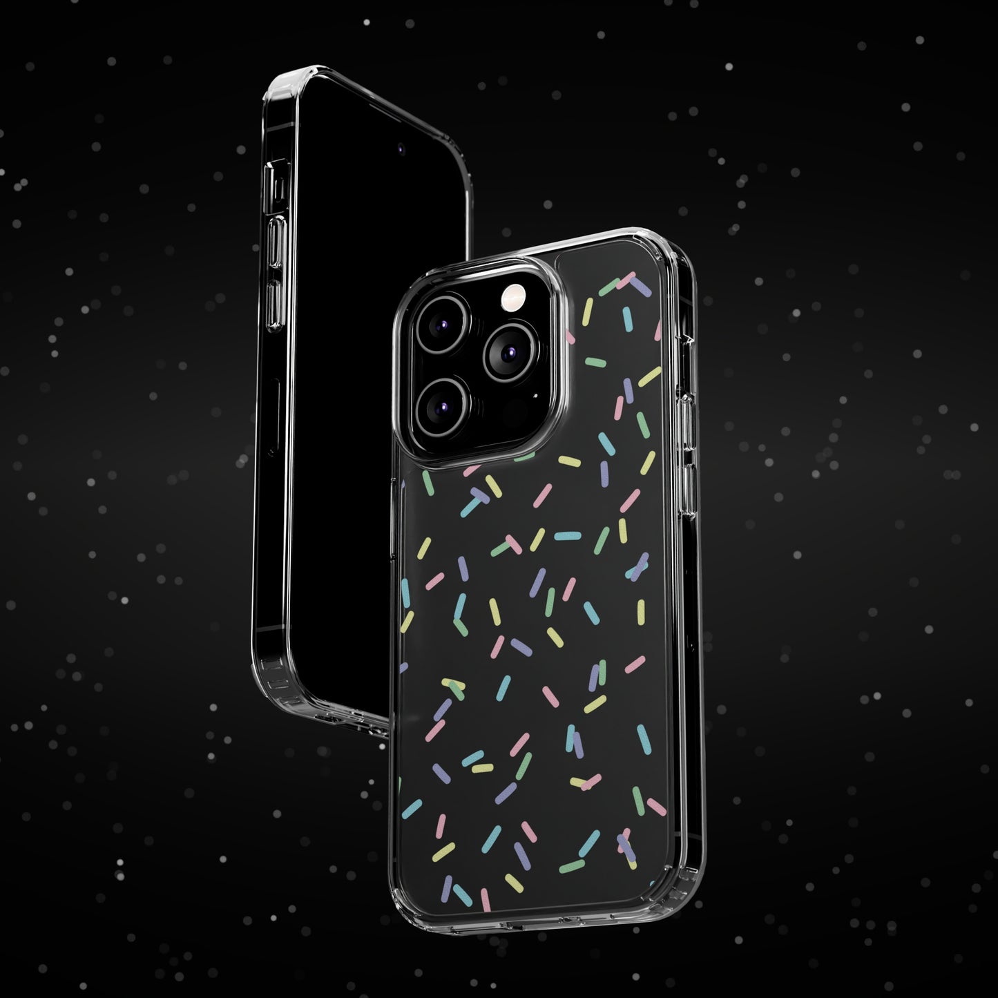 Rainbow Sprinkles CLEAR Case