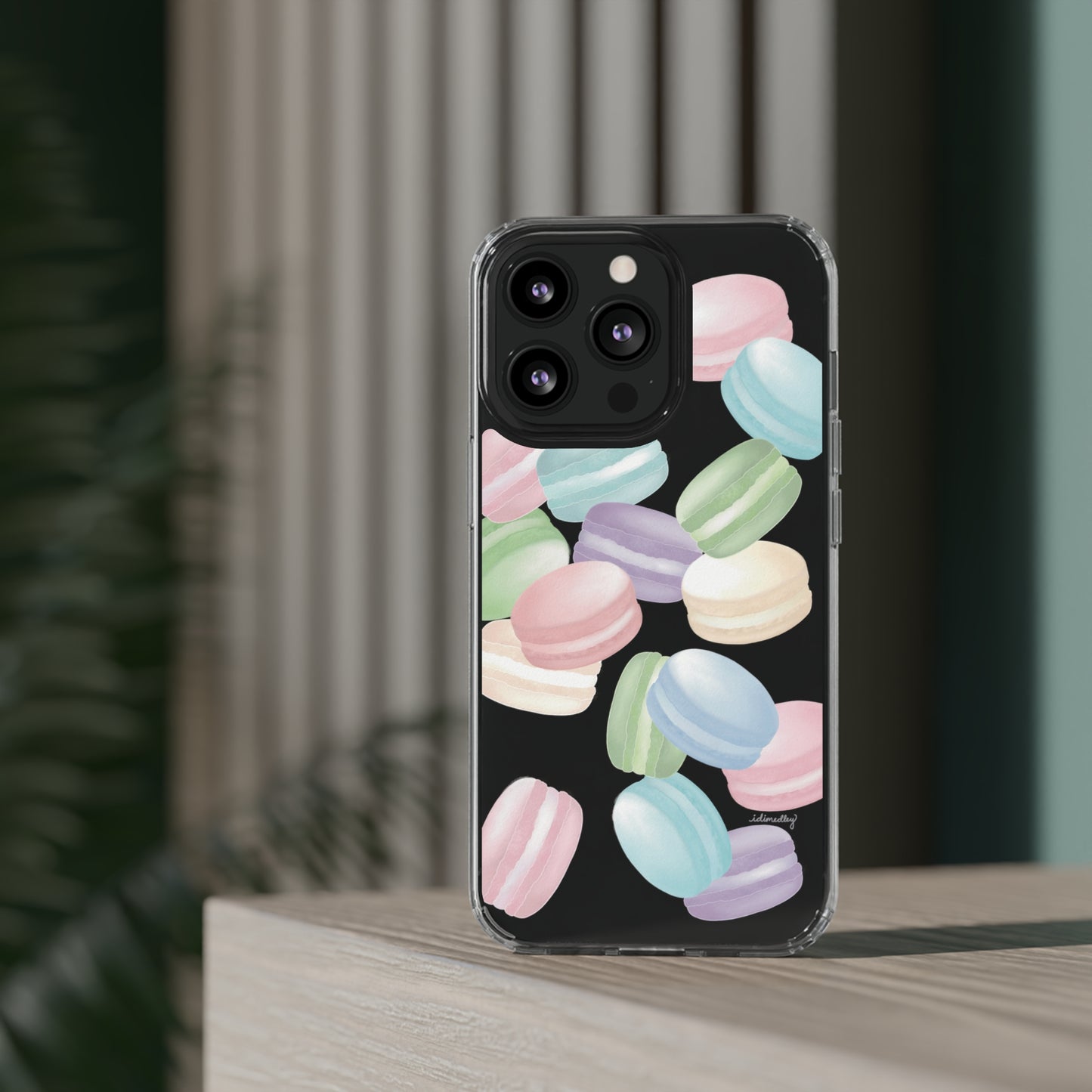 Macaron Rainbows CLEAR Case