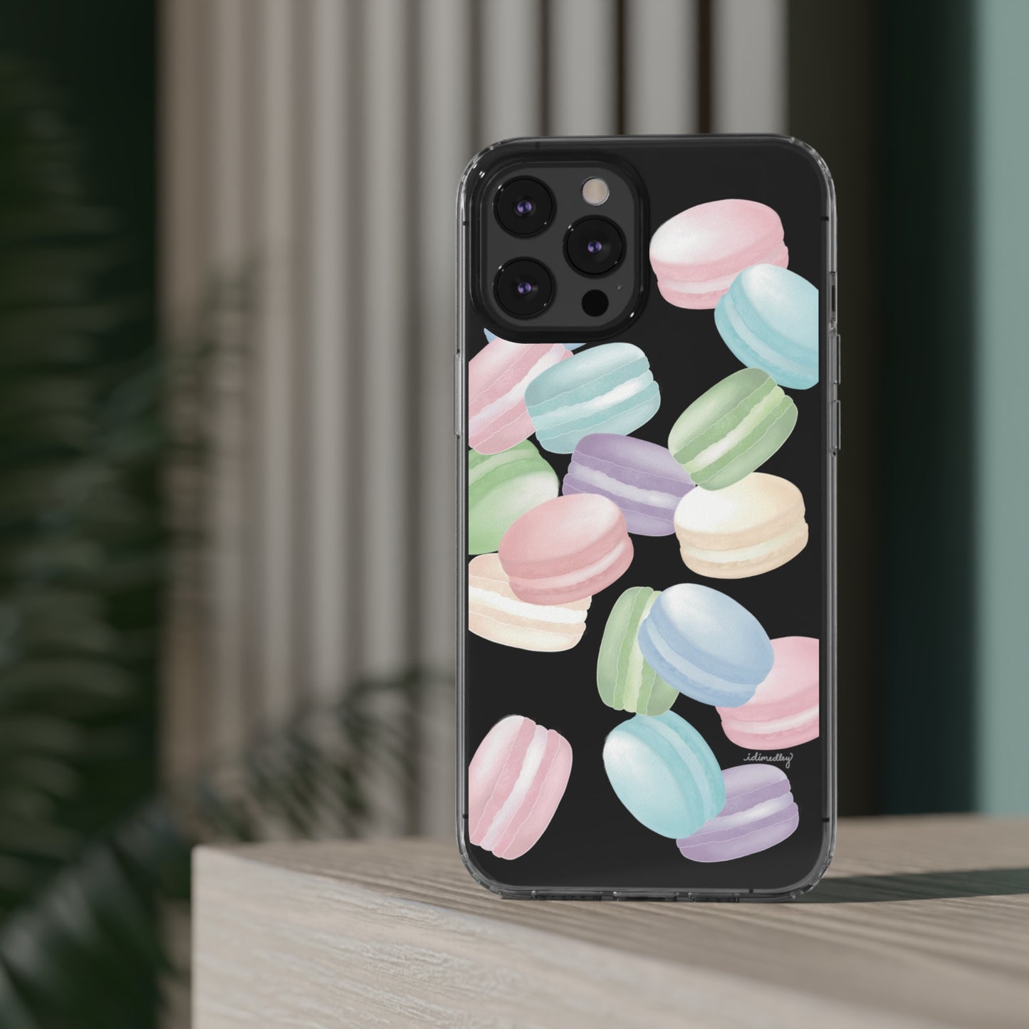 Macaron Rainbows CLEAR Case