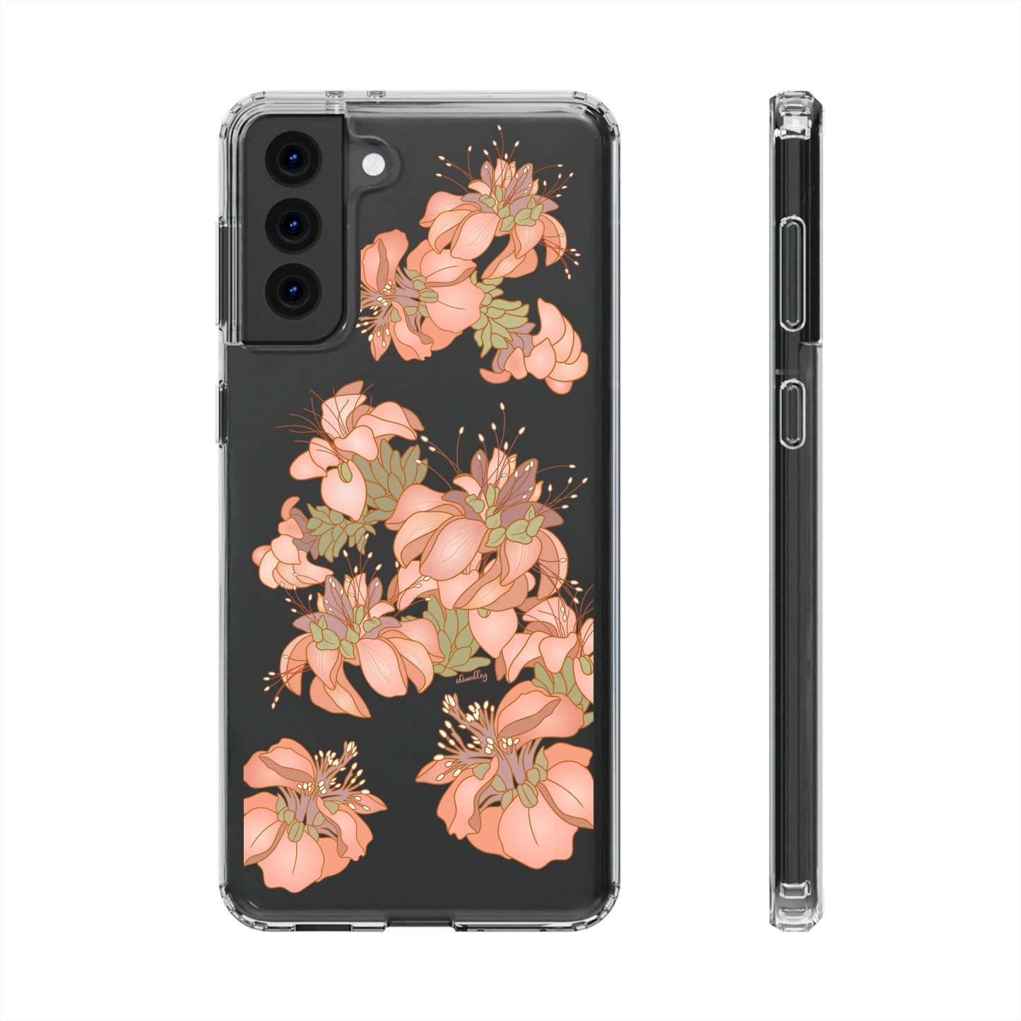 Wili Wili Flowers CLEAR Case