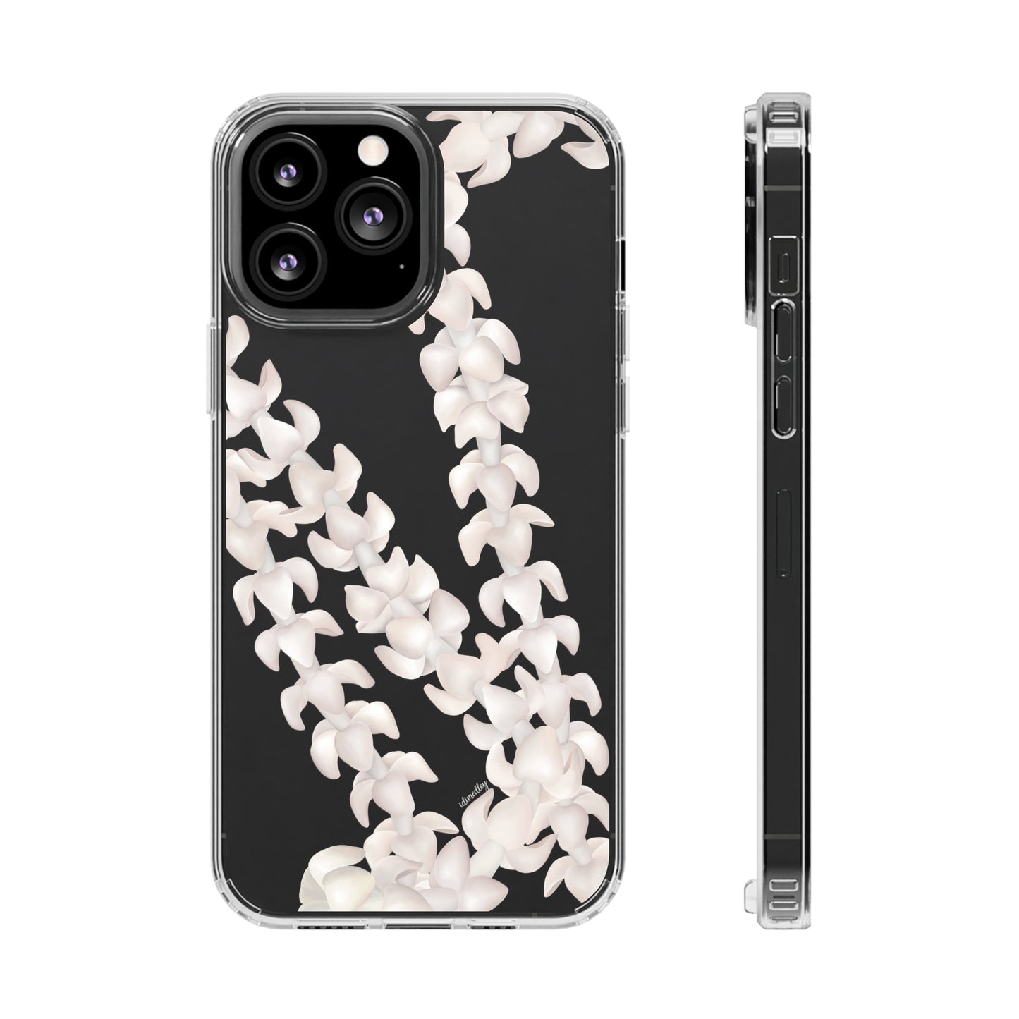 Puakenikeni Lei (Blush Pink) CLEAR Case