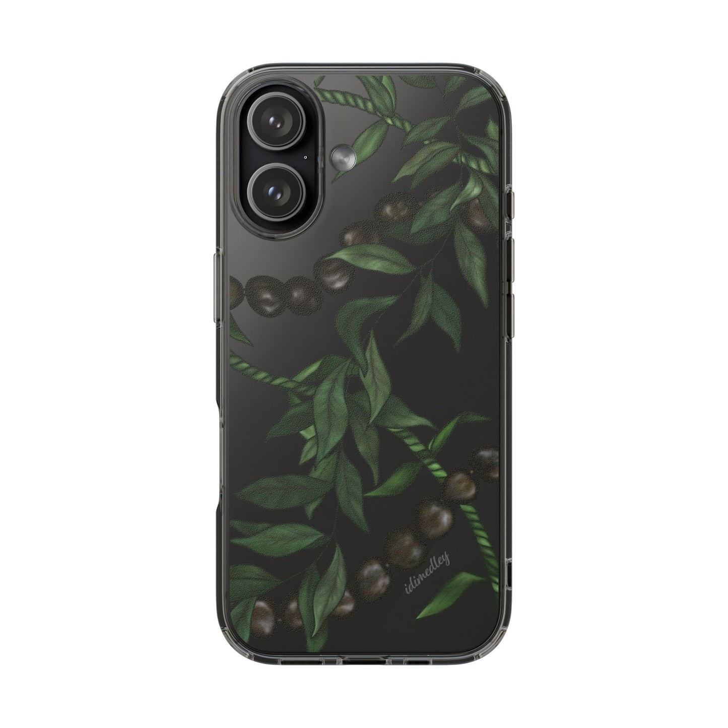 Kukui Nut, Maile and Ti Leaf Lei CLEAR Case
