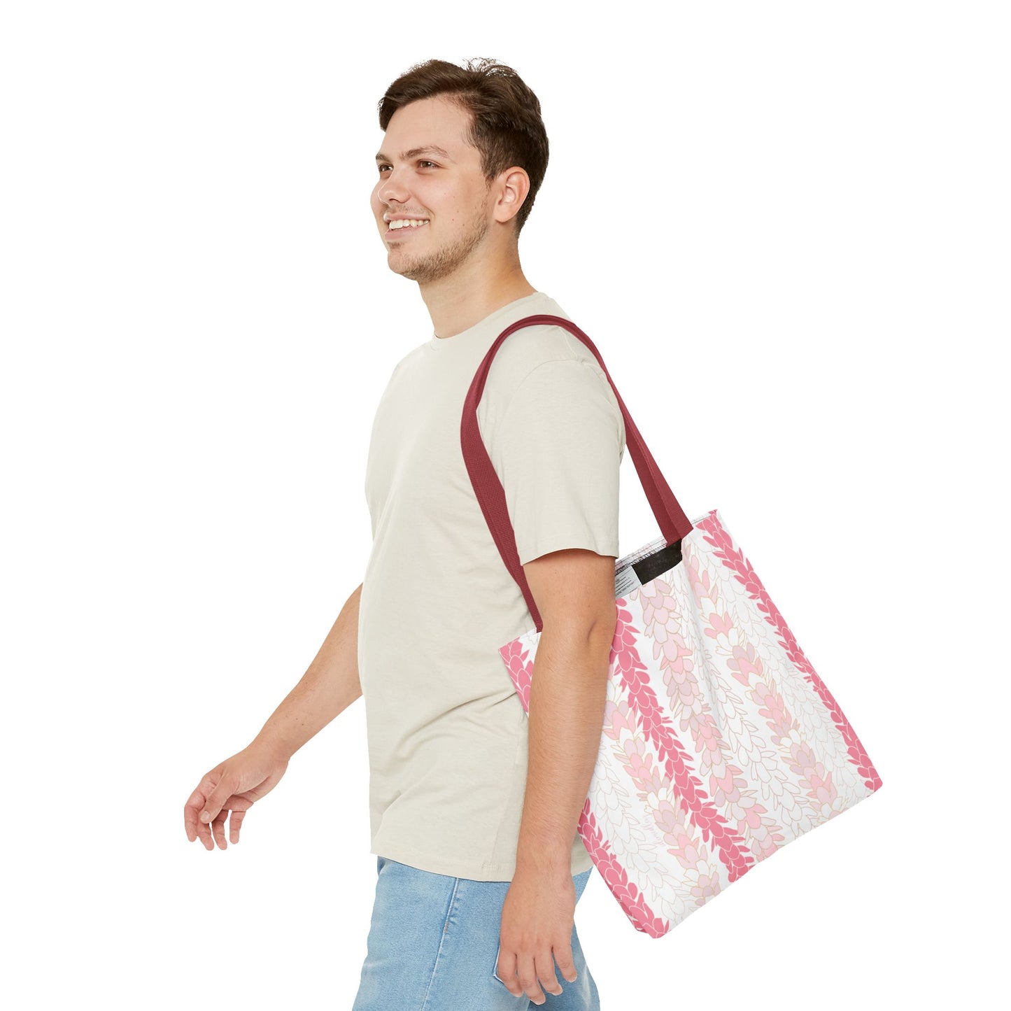 Tote Bag- Pakalana Stringing Pink