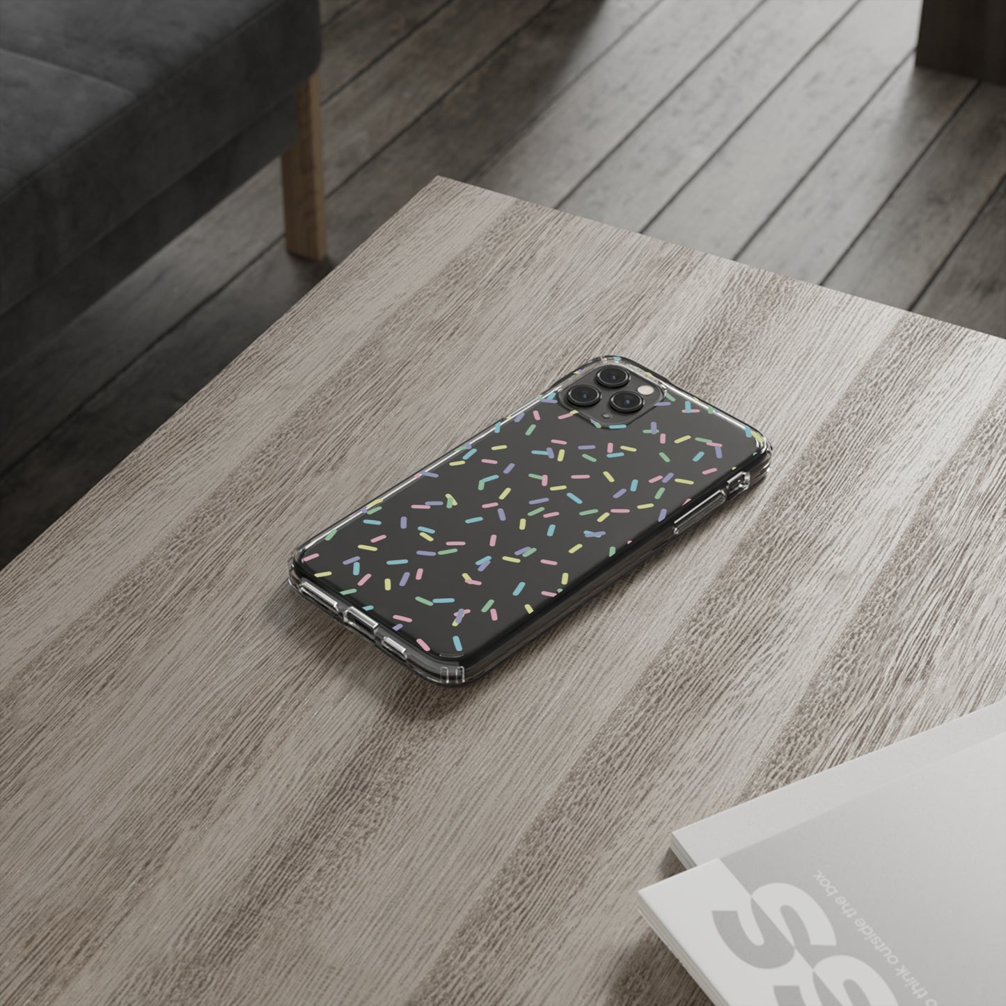 Rainbow Sprinkles CLEAR Case