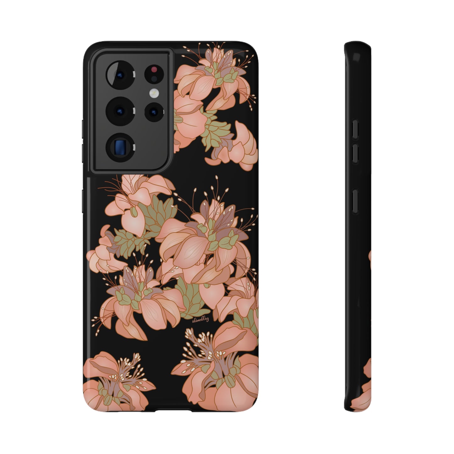 Wili Wili Flowers (Black)