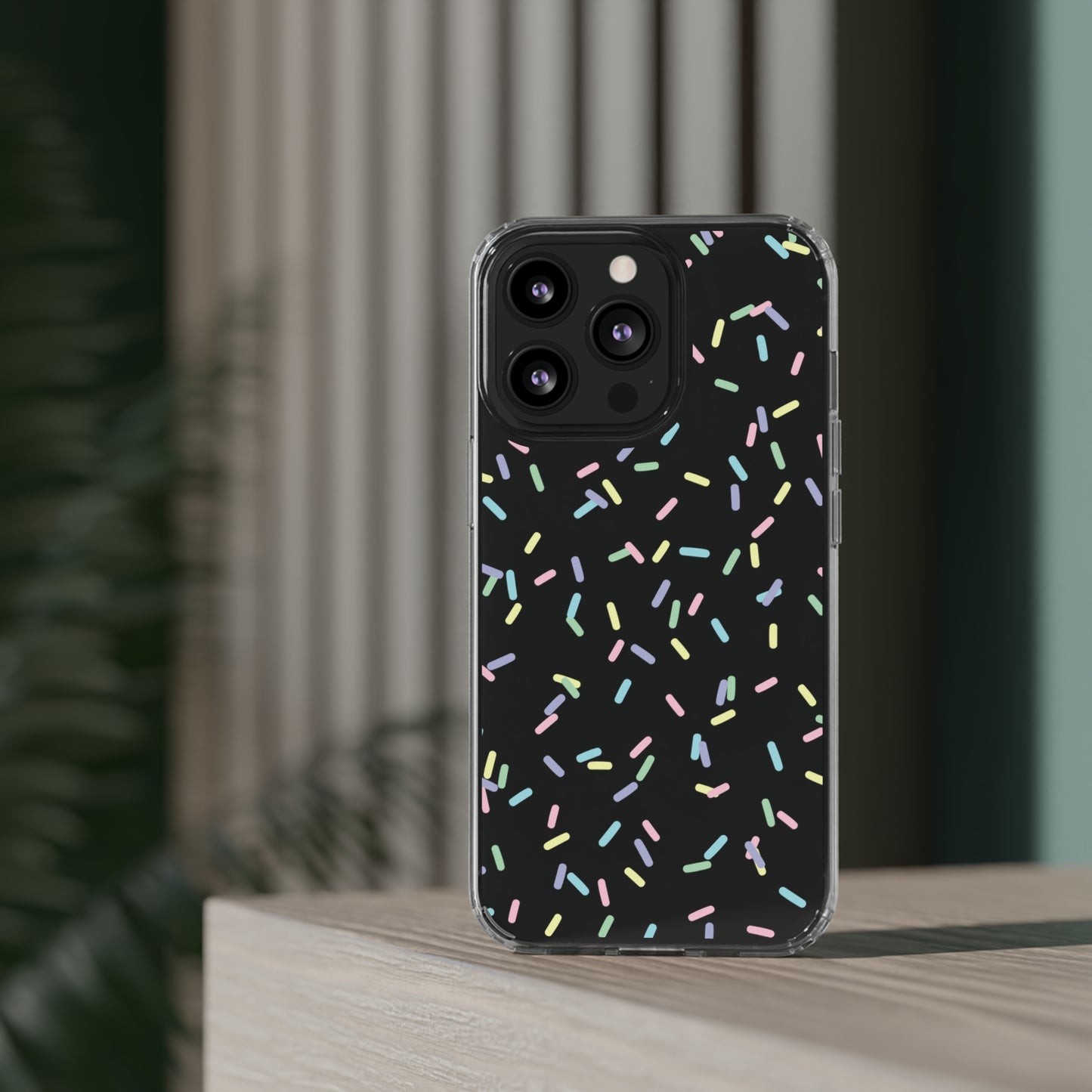 Rainbow Sprinkles CLEAR Case