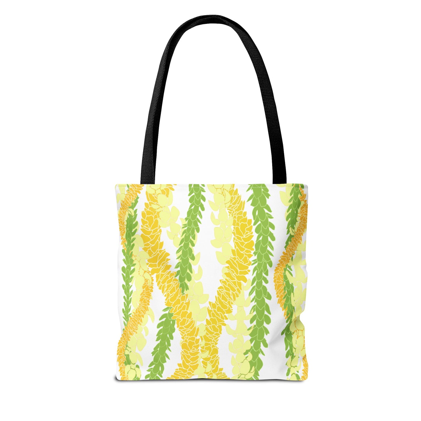 Tote bag- Triple Strand Ilima, Pakalana and Puakenikeni Ilima Leis (White)