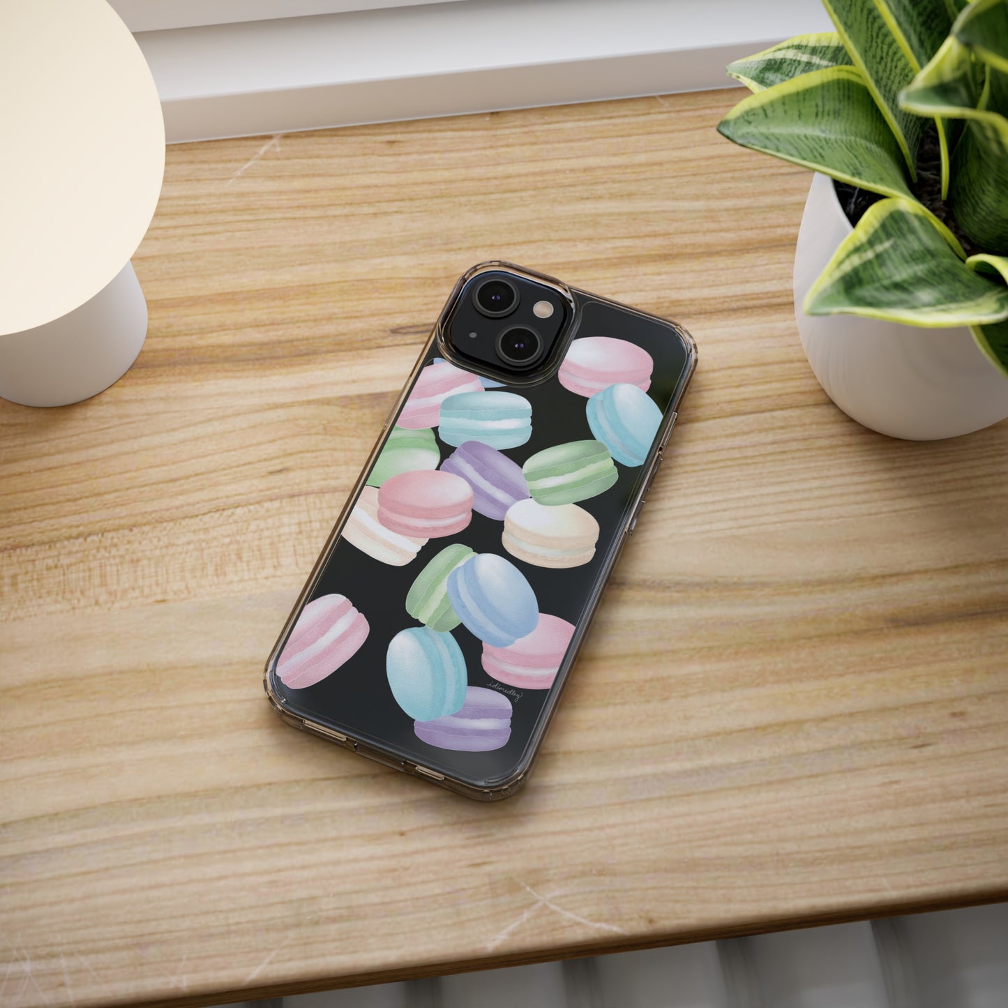 Macaron Rainbows CLEAR Case