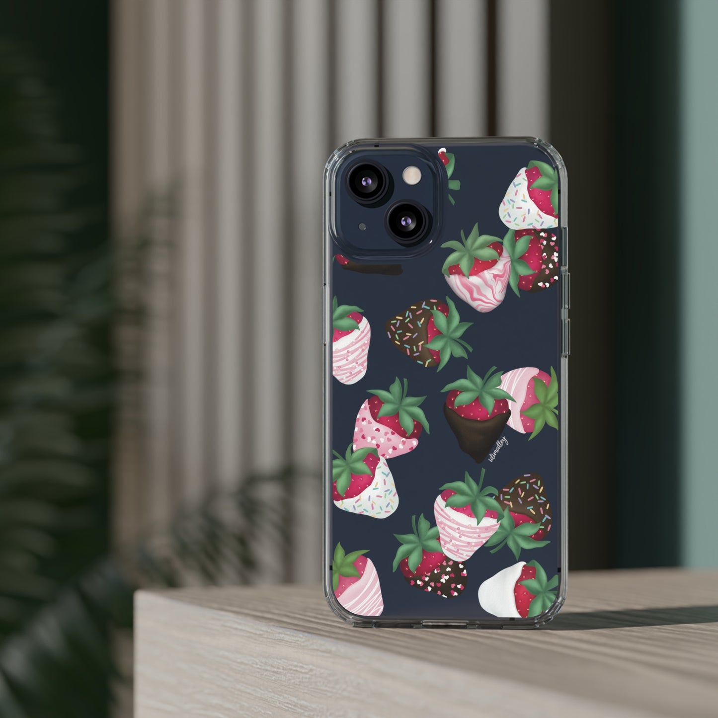 Chocolate Dipped Strawberries CLEAR Case