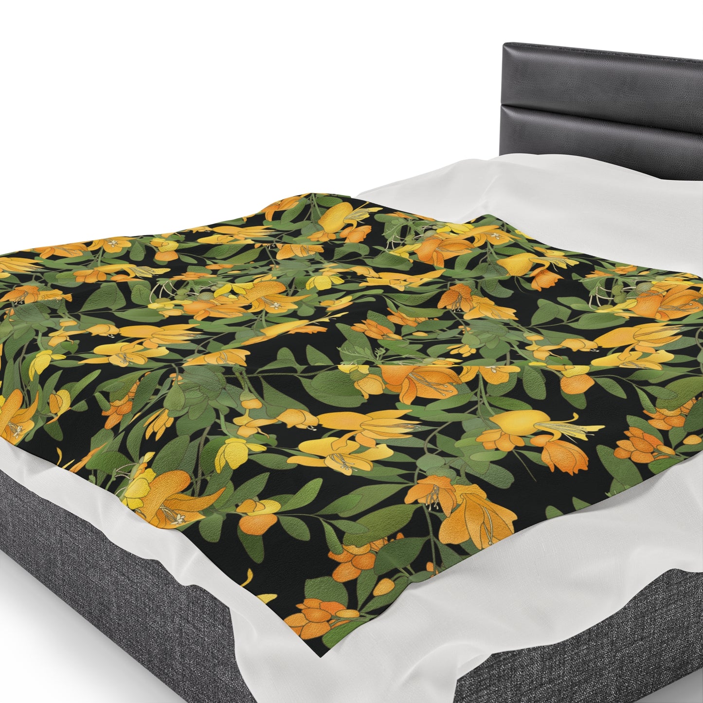 Velveteen Blanket-Mamane Flower Cluster