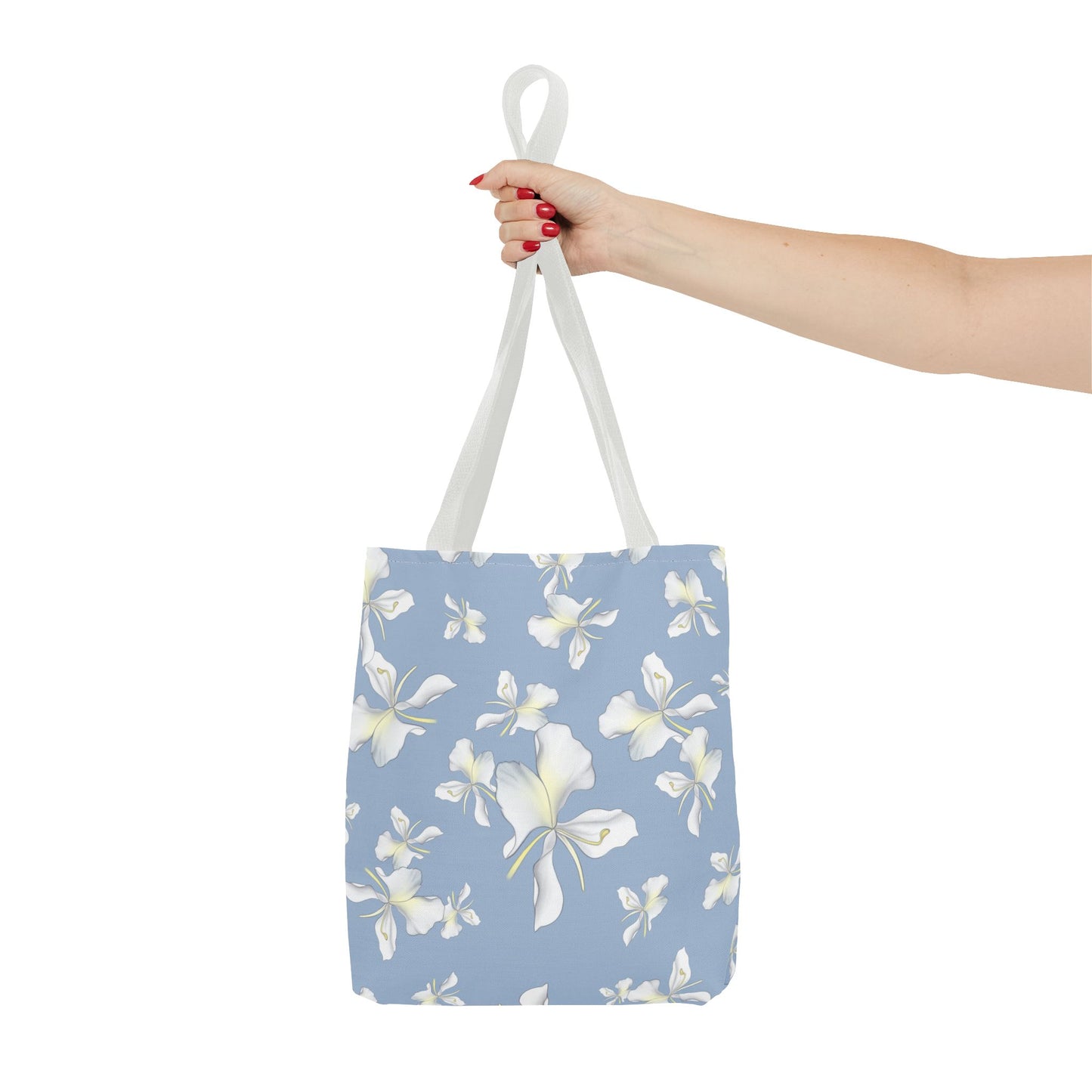 Tote bag- Awapuhi Falling (Cyan)
