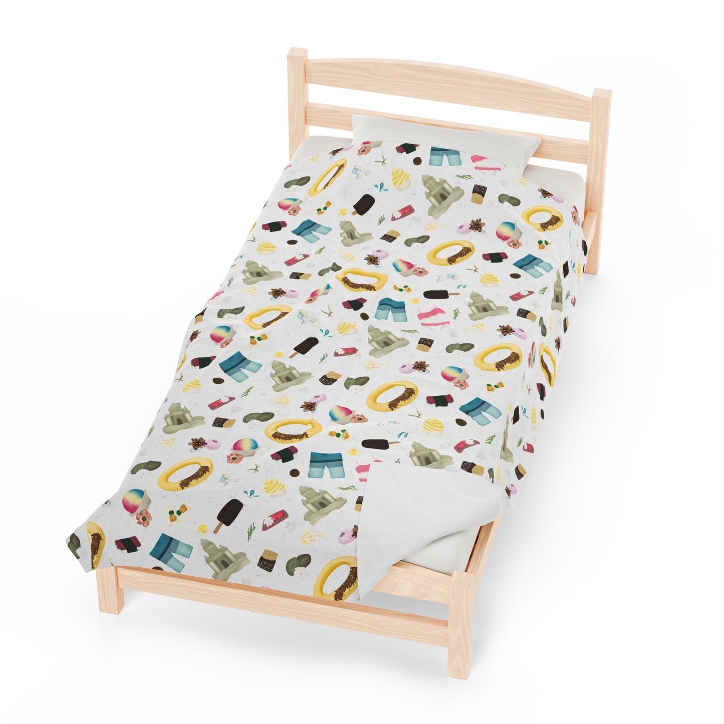 Velveteen Blanket- Magical Beach Party