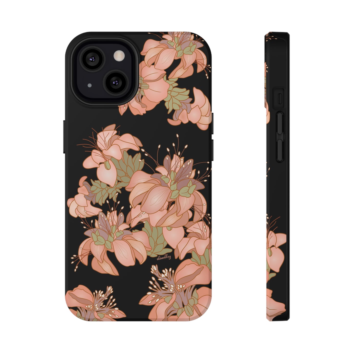 Wili Wili Flowers (Black)