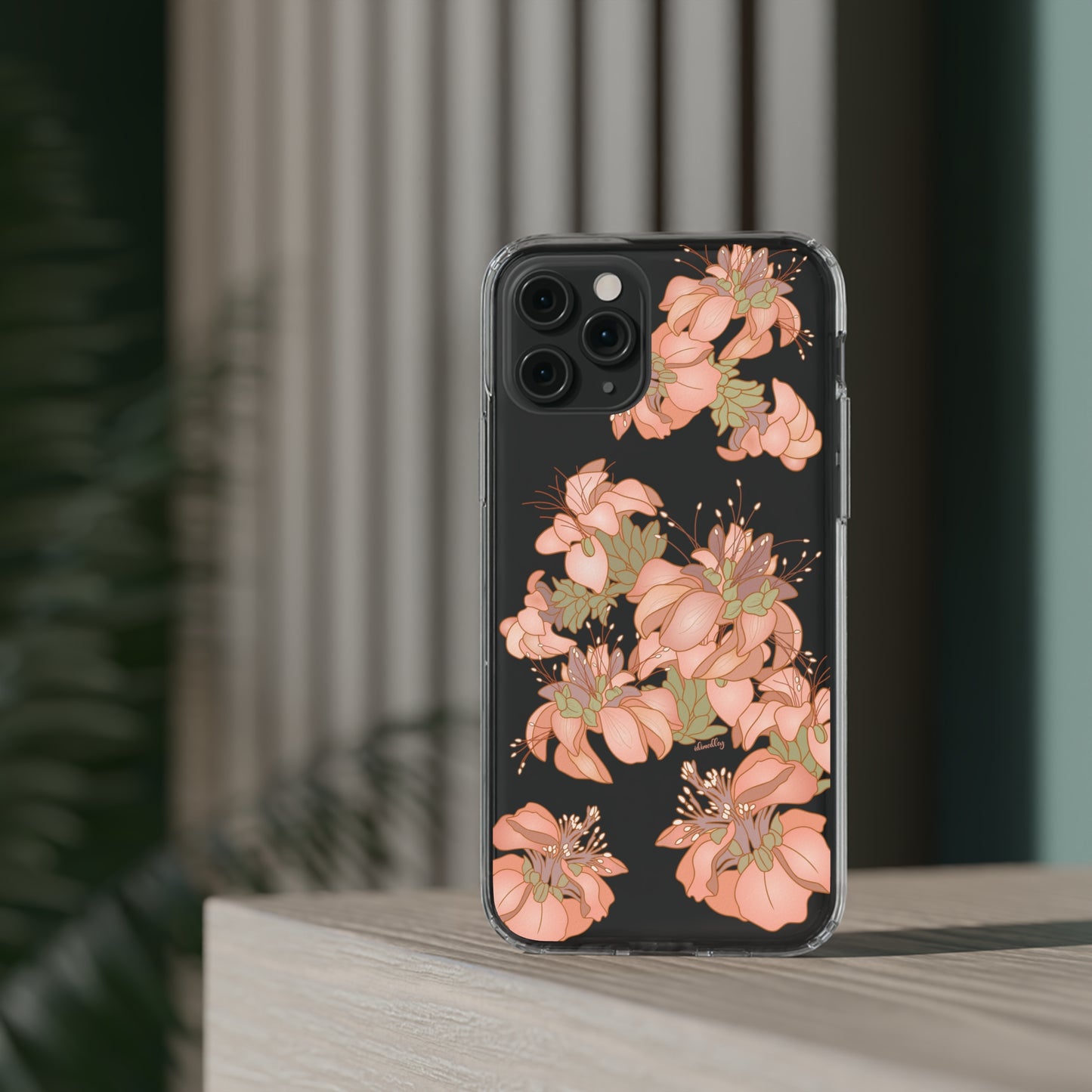 Wili Wili Flowers CLEAR Case