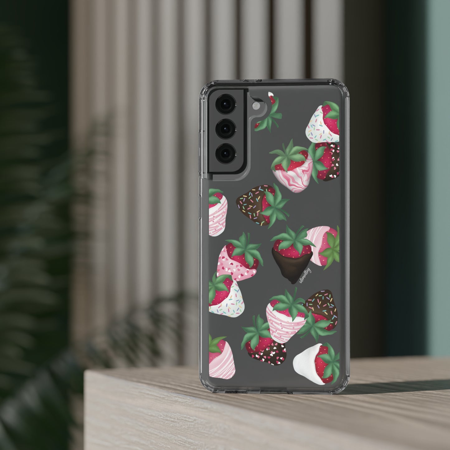 Chocolate Dipped Strawberries CLEAR Case