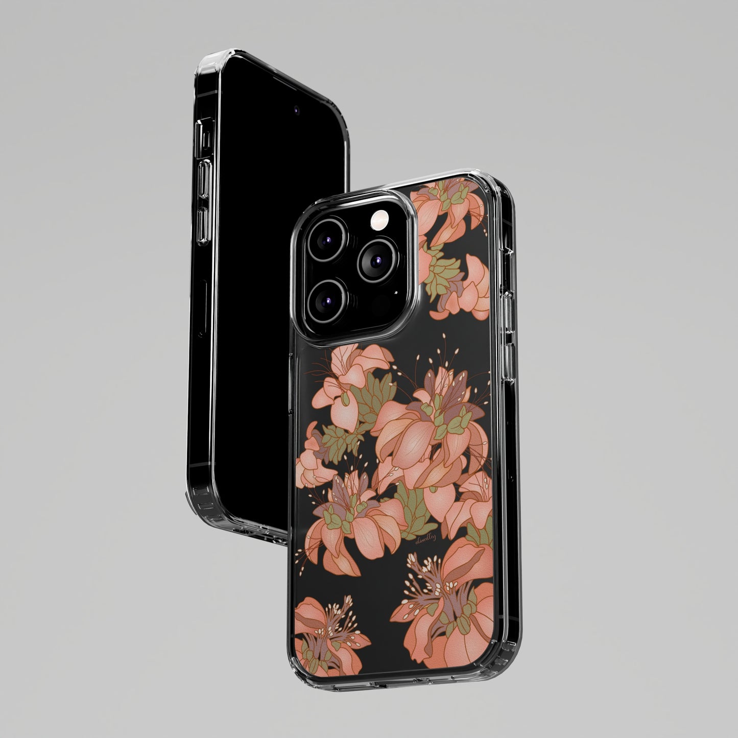 Wili Wili Flowers CLEAR Case