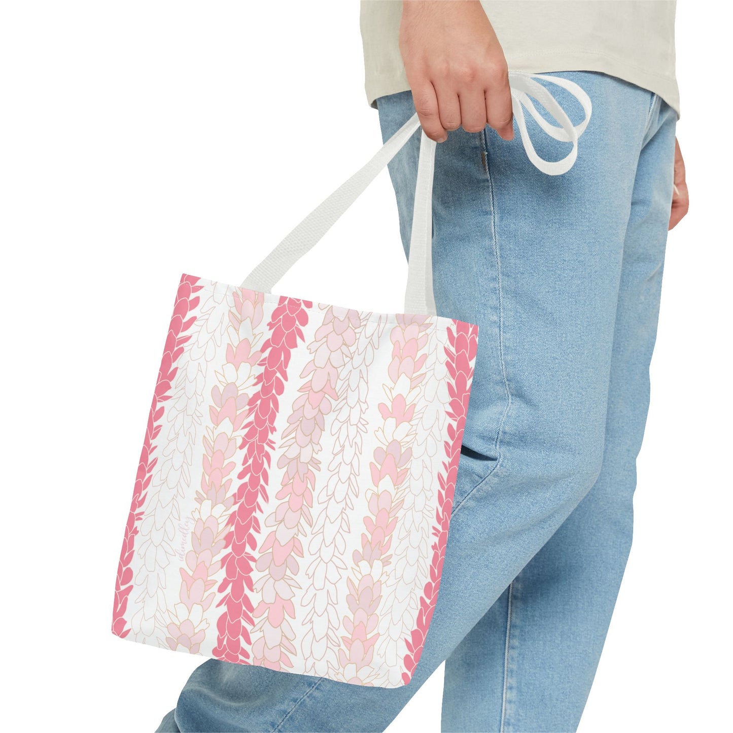 Tote Bag- Pakalana Stringing Pink