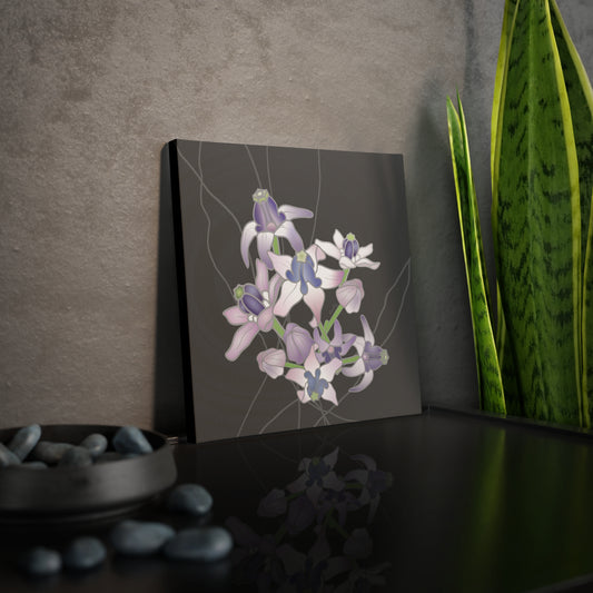 Canvas Photo Tile- Crown Flower