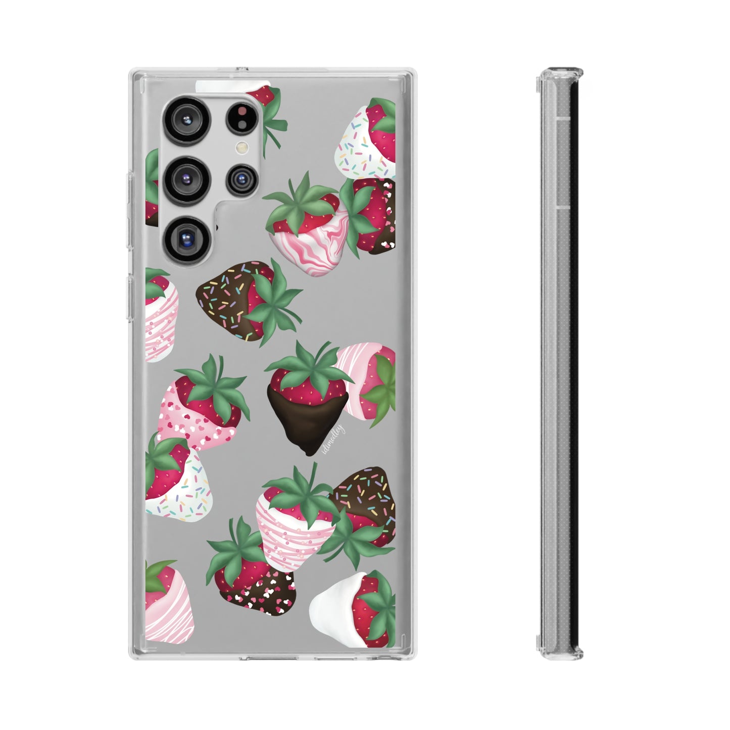 Chocolate Dipped Strawberries CLEAR Case