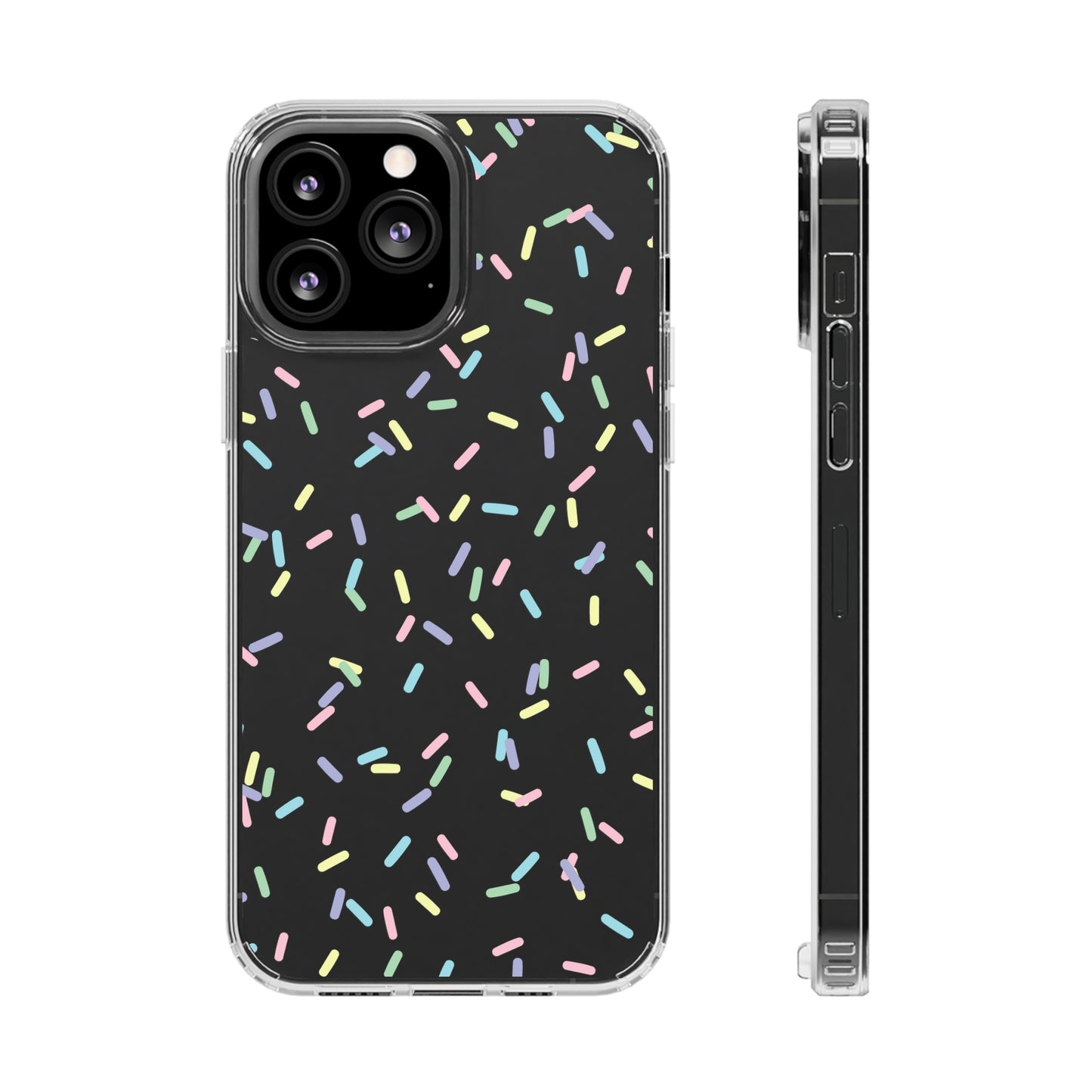 Rainbow Sprinkles CLEAR Case