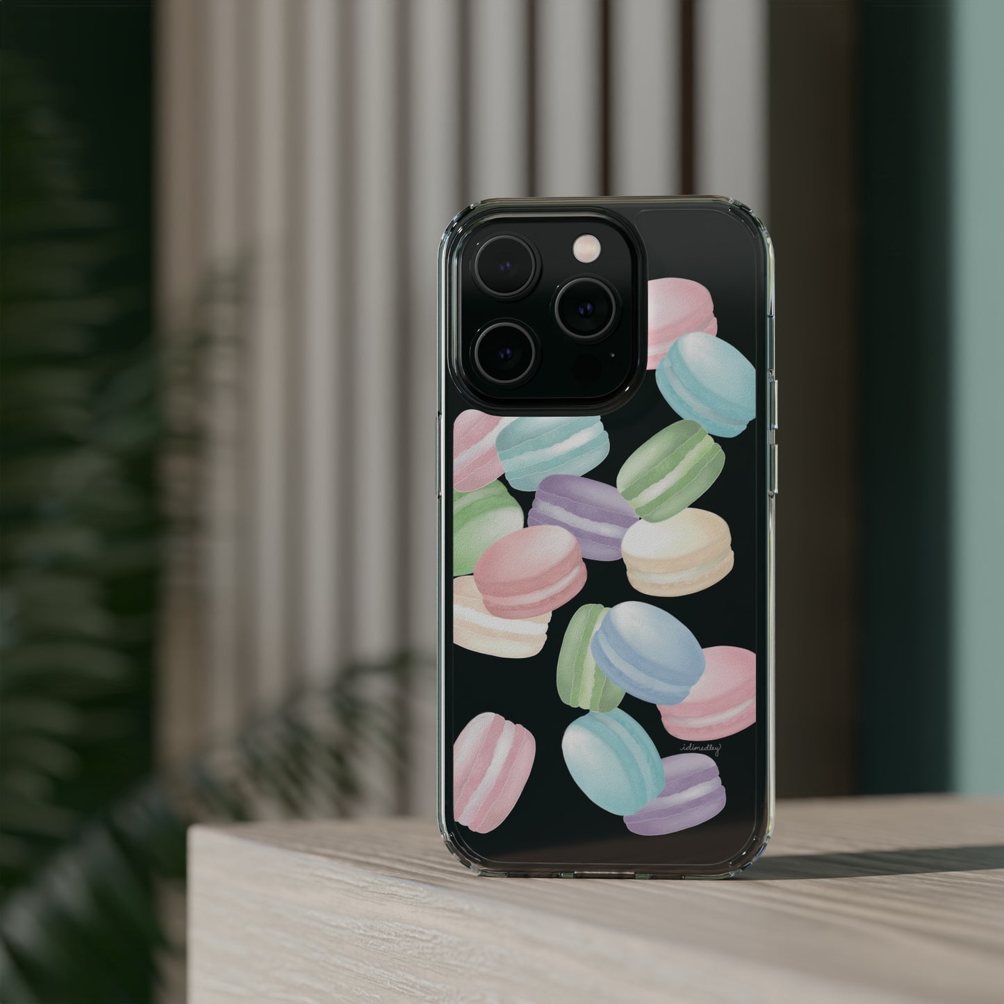 Macaron Rainbows CLEAR Case