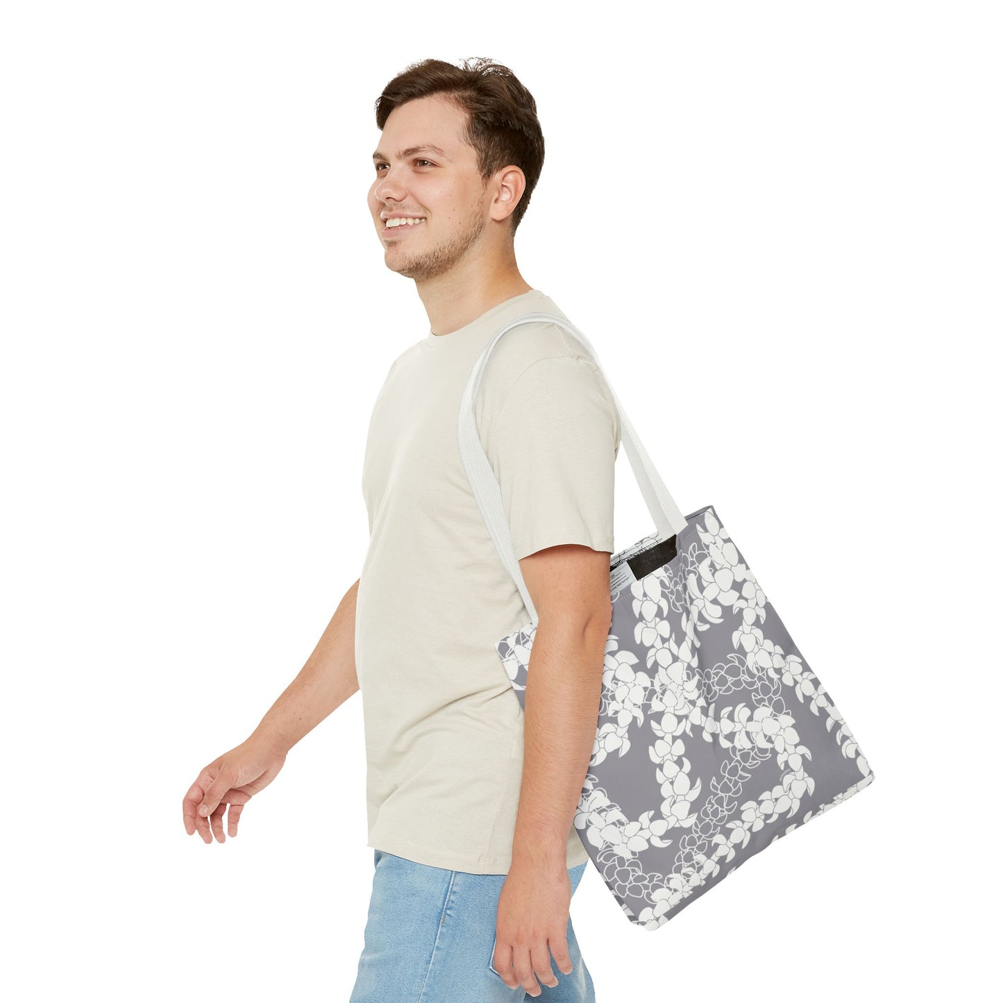 Tote Bag- Puakenikeni Curvilinear Lei (Poi-ish)